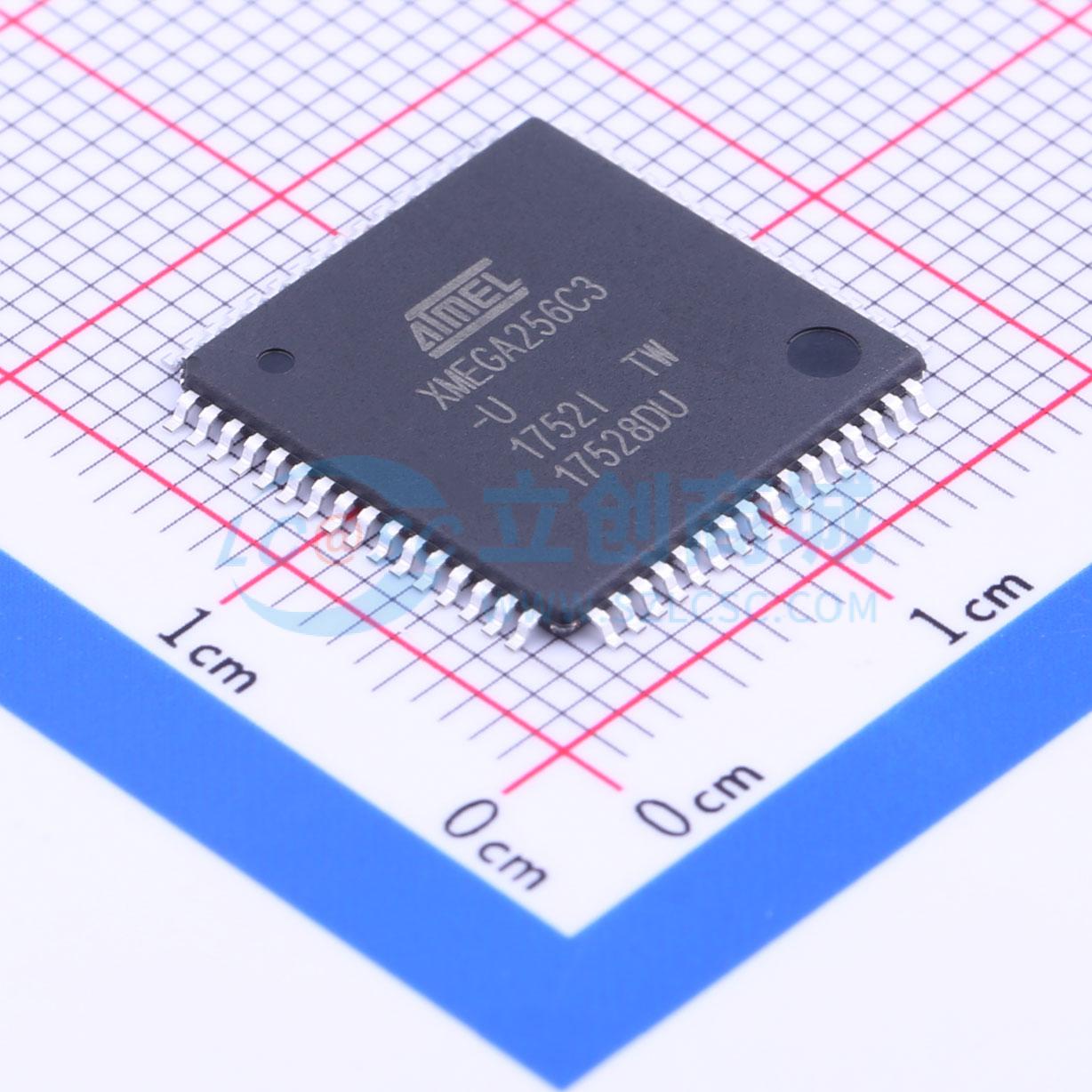 ATXMEGA256C3-AUR实物图