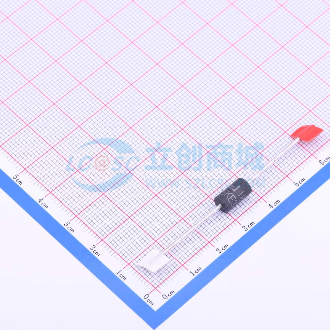 点击查看大图 1.5KE30CA实物图