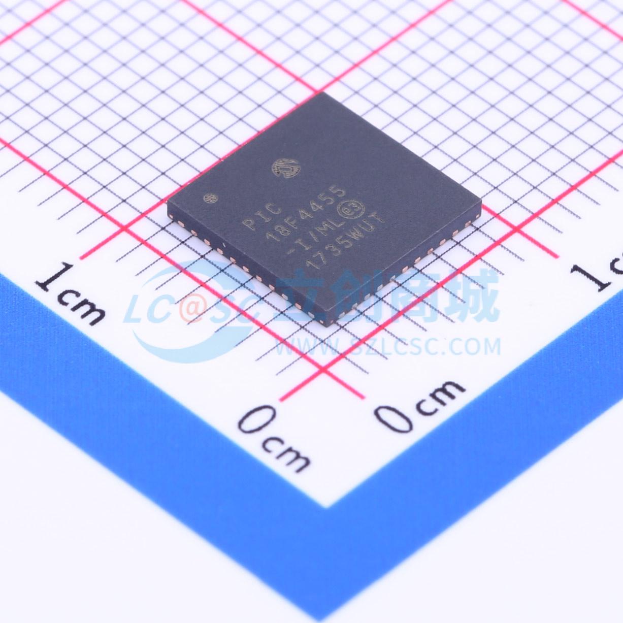 点击查看大图 PIC18F4455-I/ML实物图