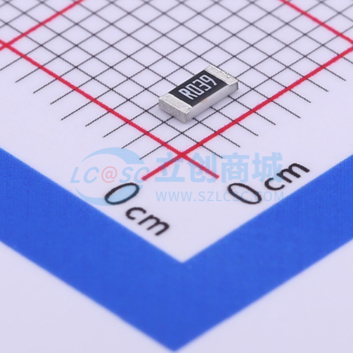 CR1206J0R039P05实物图