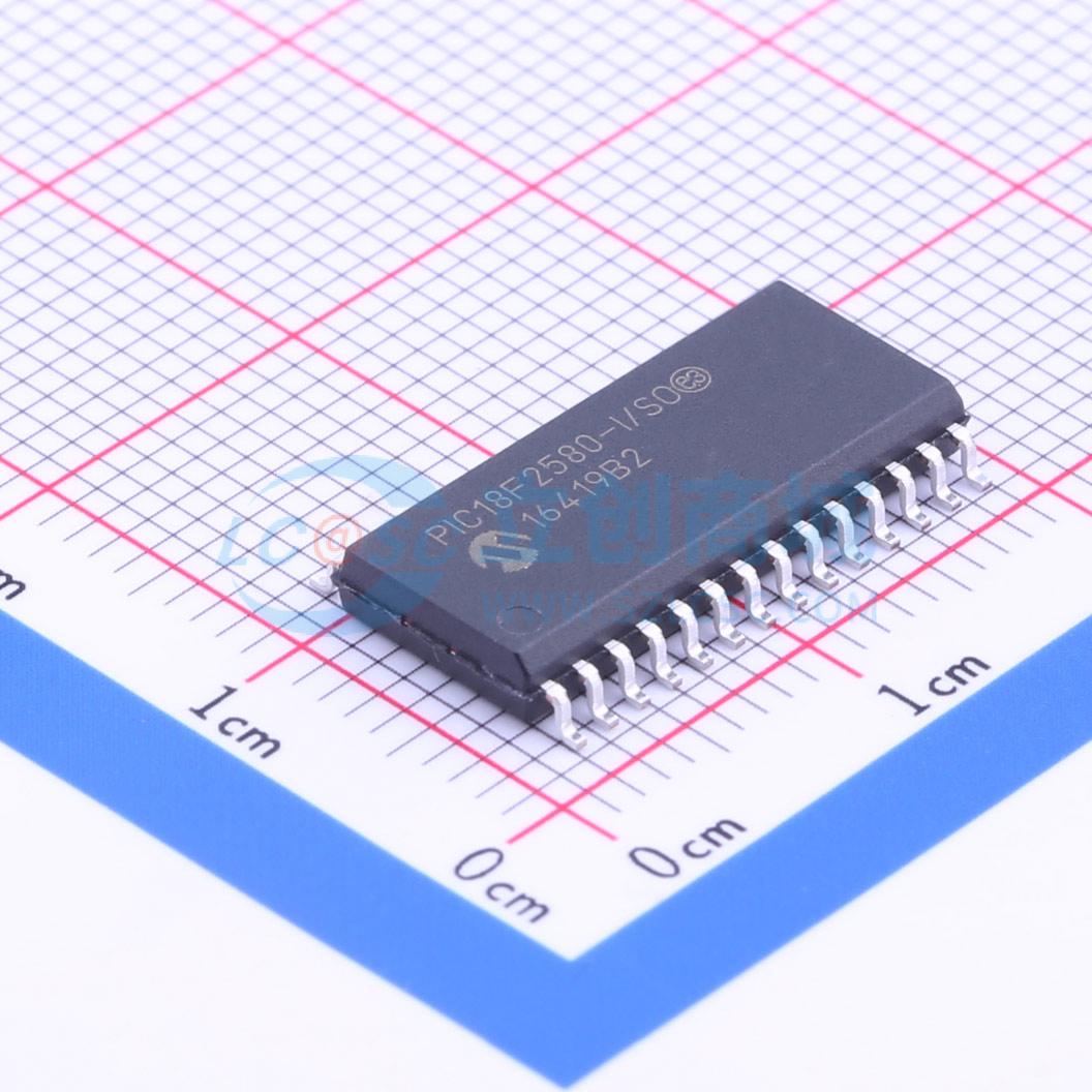 点击查看大图 PIC18F2580-I/SO实物图