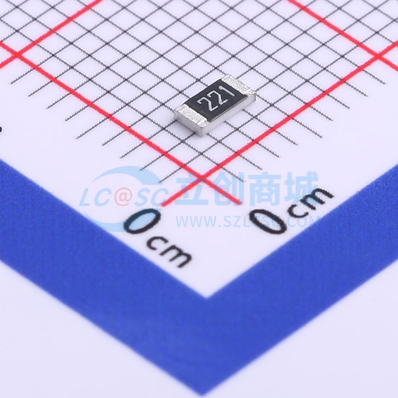 RK73B2BTTD221J实物图