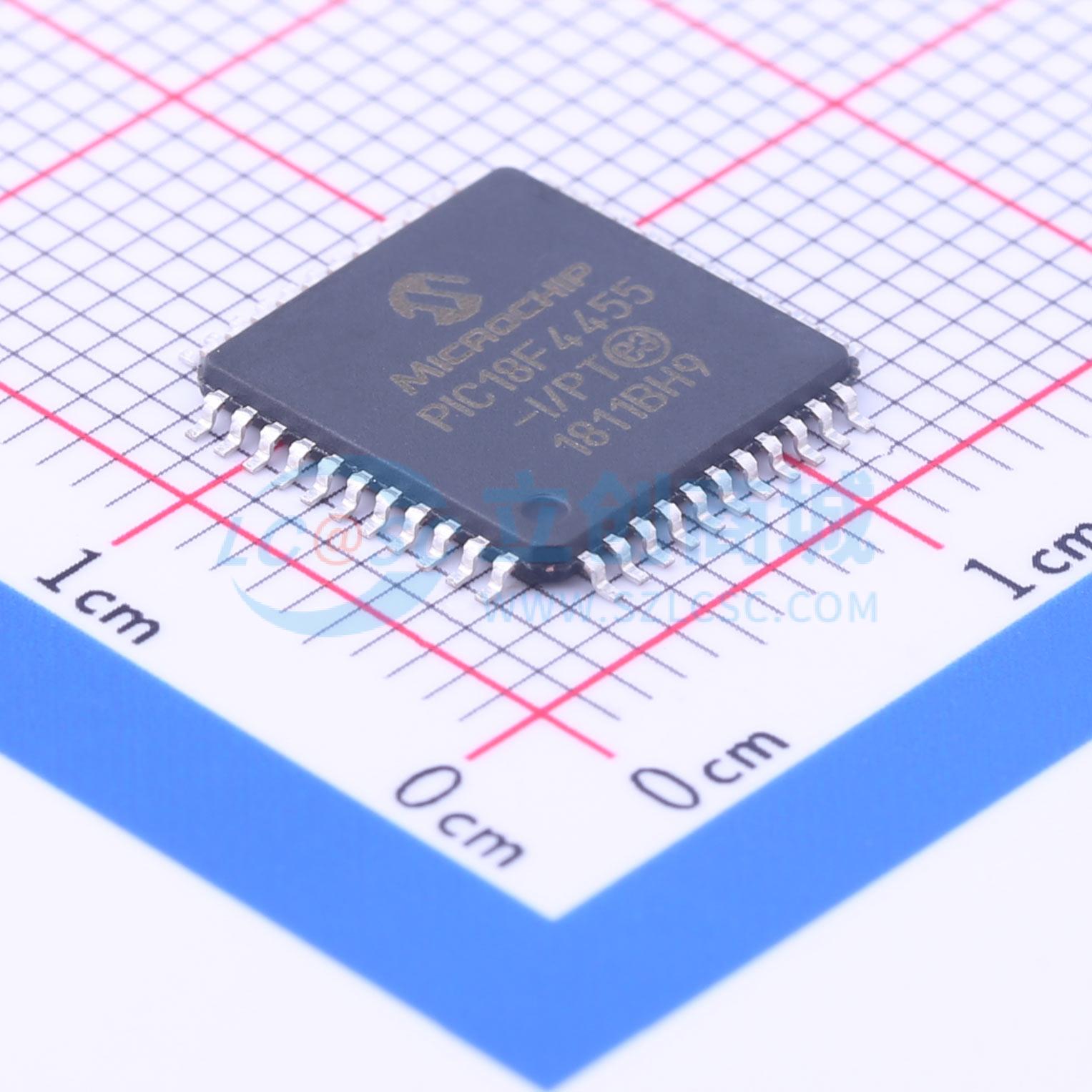 点击查看大图 PIC18F4455-I/PT实物图