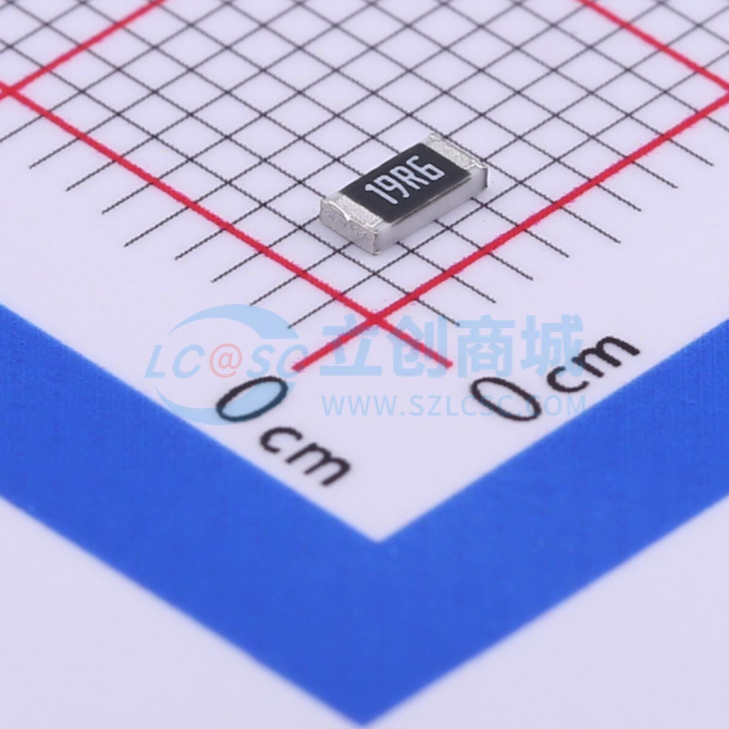 点击查看大图 CR1206F19R6P05实物图