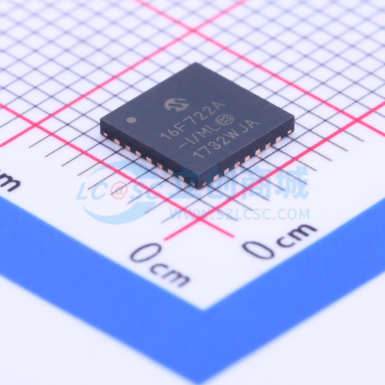 PIC16F722A-I/ML实物图