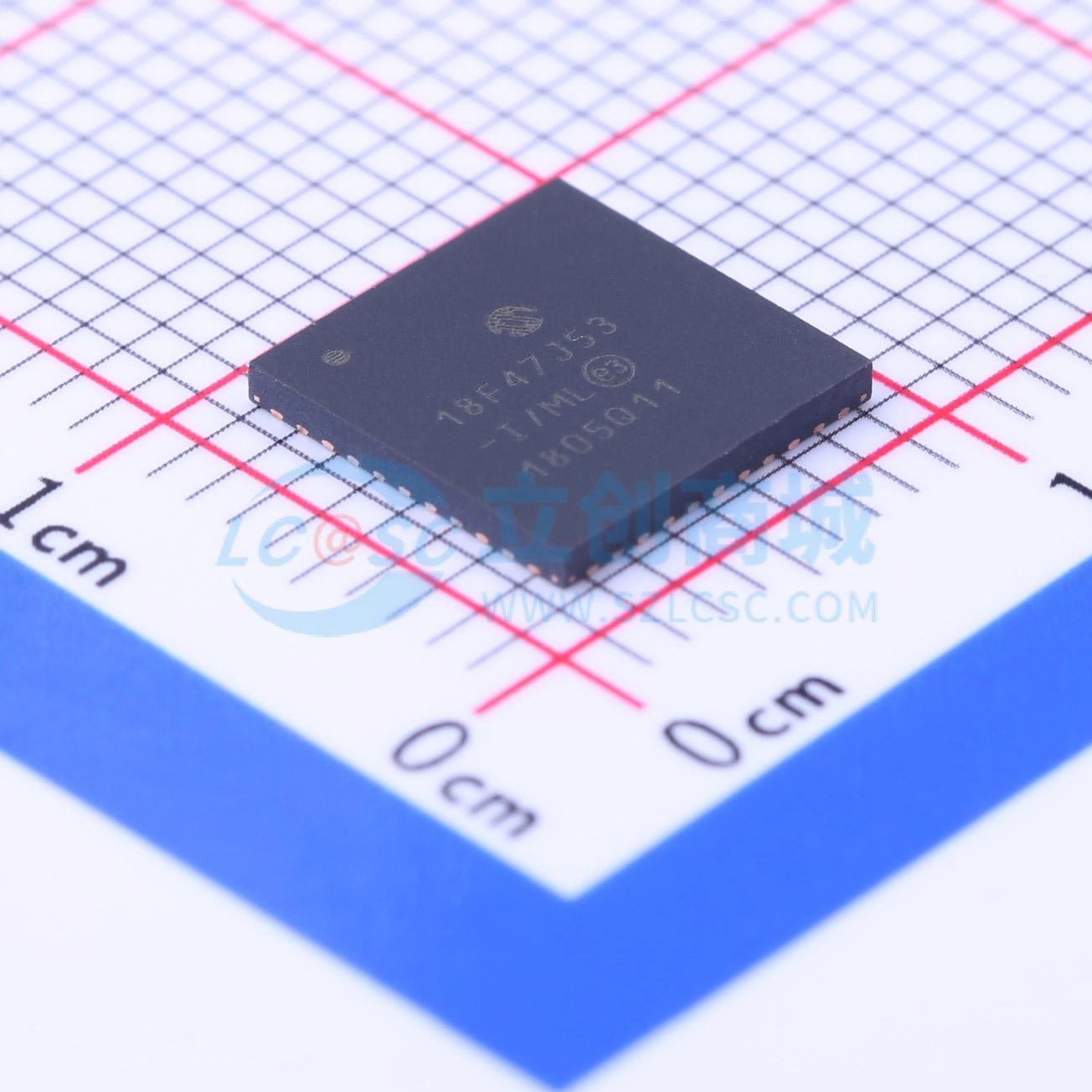 点击查看大图 PIC18F47J53-I/ML实物图