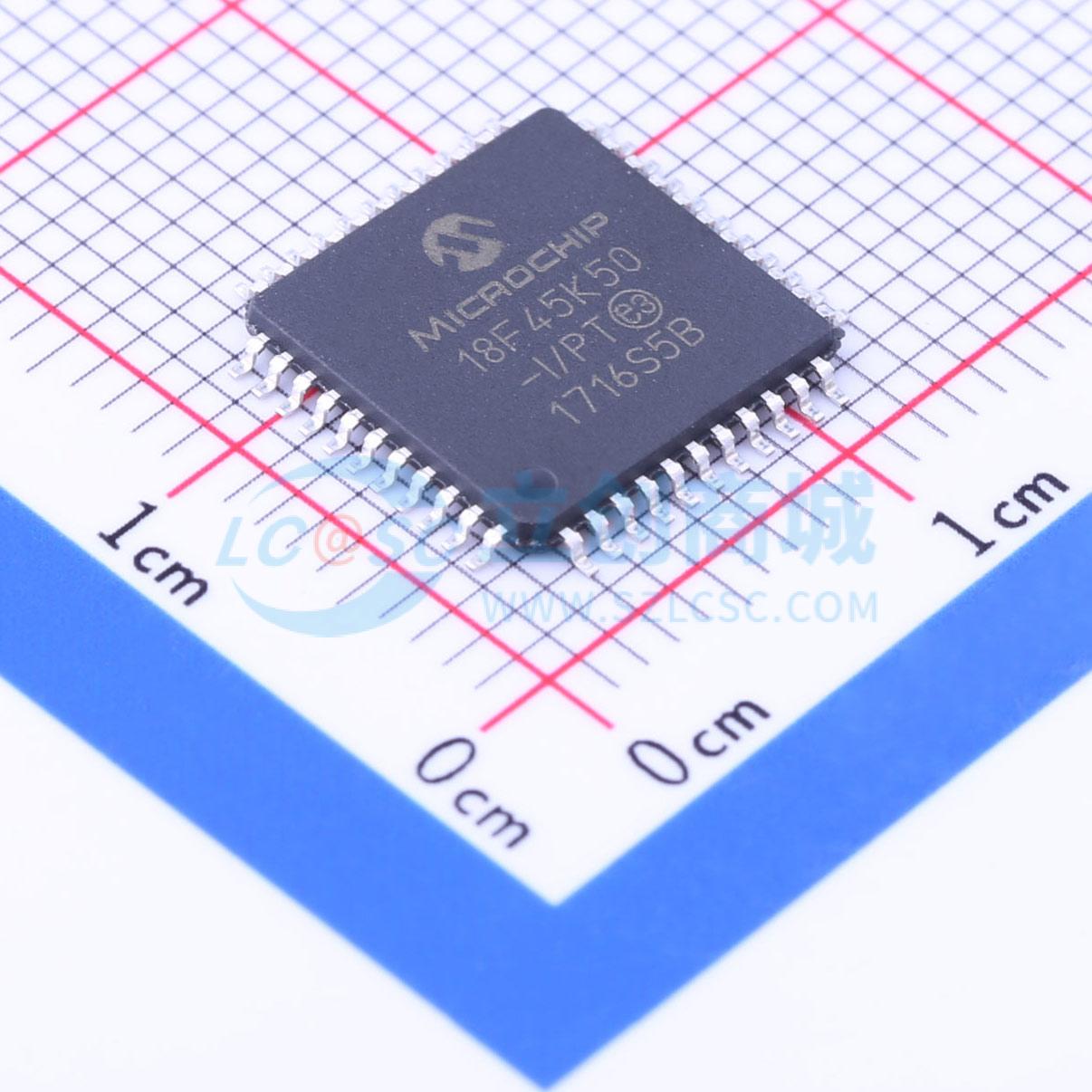 点击查看大图 PIC18F45K50-I/PT实物图