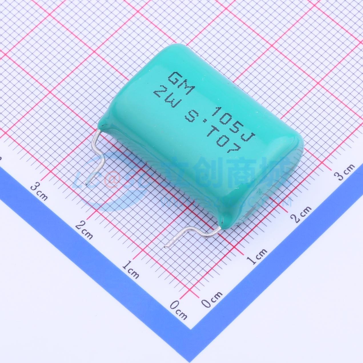 点击查看大图 FGSM(161) 450VDC 105J B35F实物图