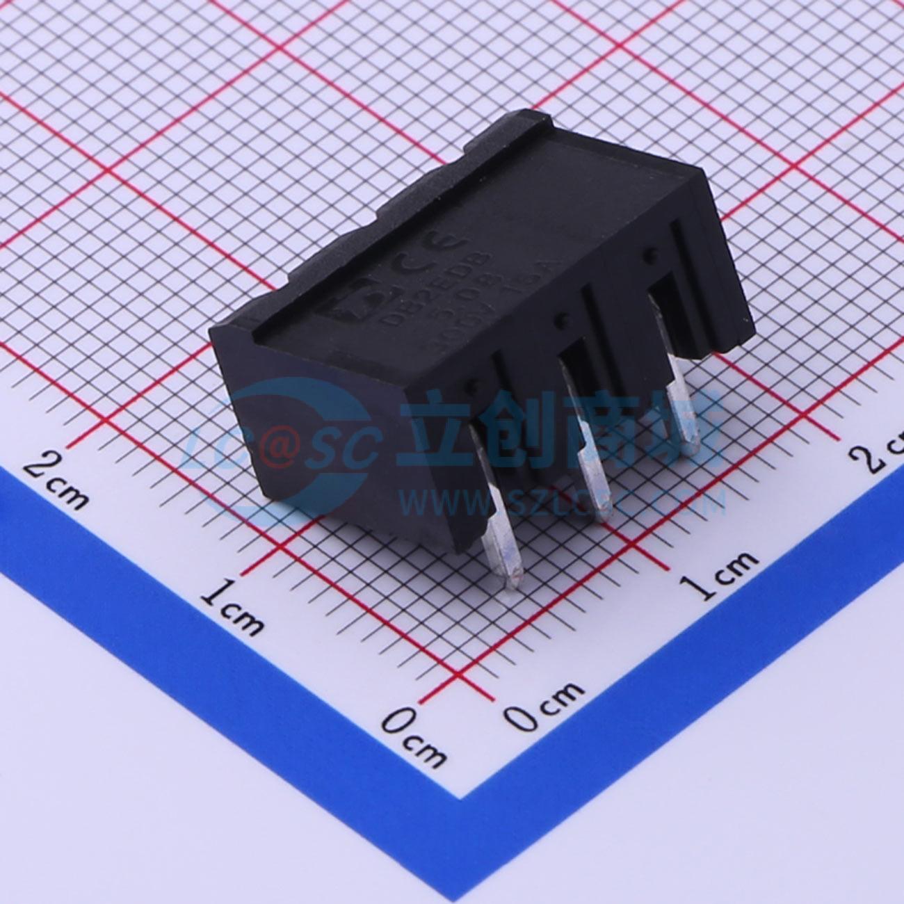 点击查看大图 DB2ERC-5.08-3P-BK实物图