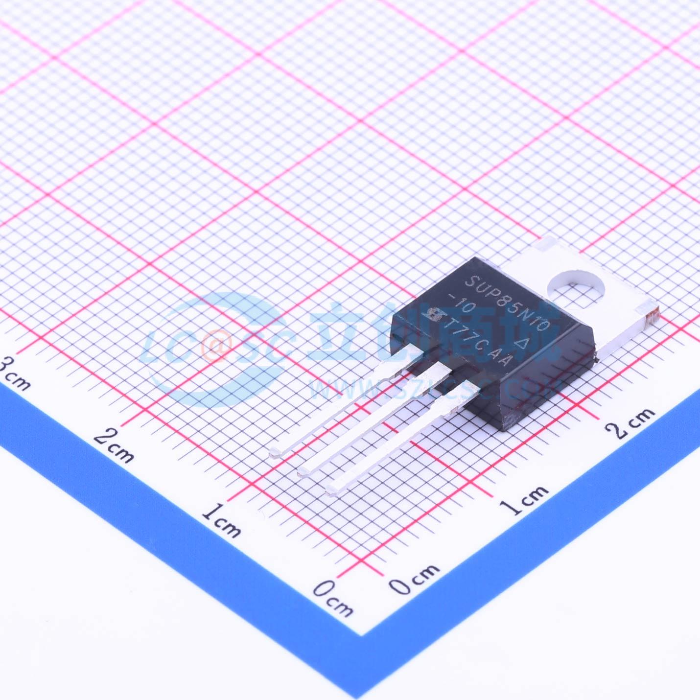 点击查看大图 SUP85N10-10-GE3实物图