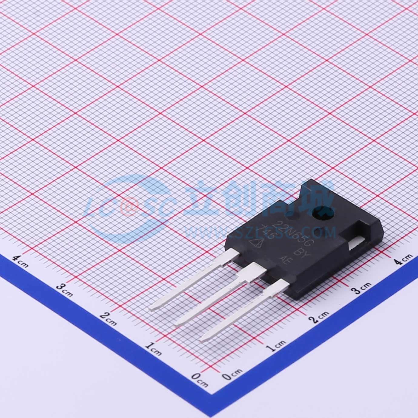 点击查看大图 SPA22N65G实物图