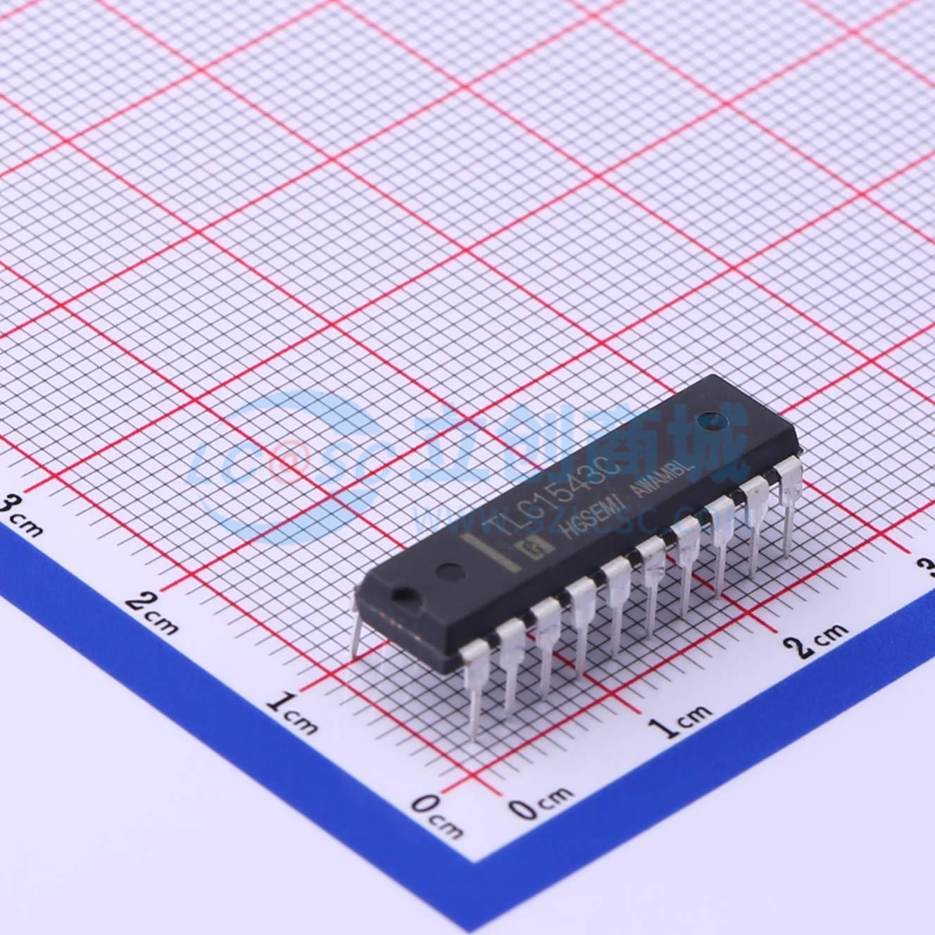点击查看大图 TLC1543CN实物图