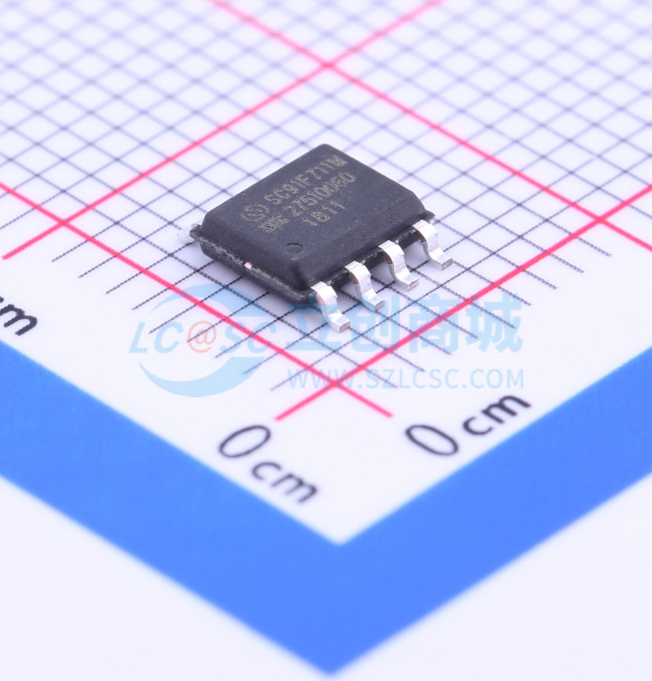 点击查看大图 SC91F711M08U实物图