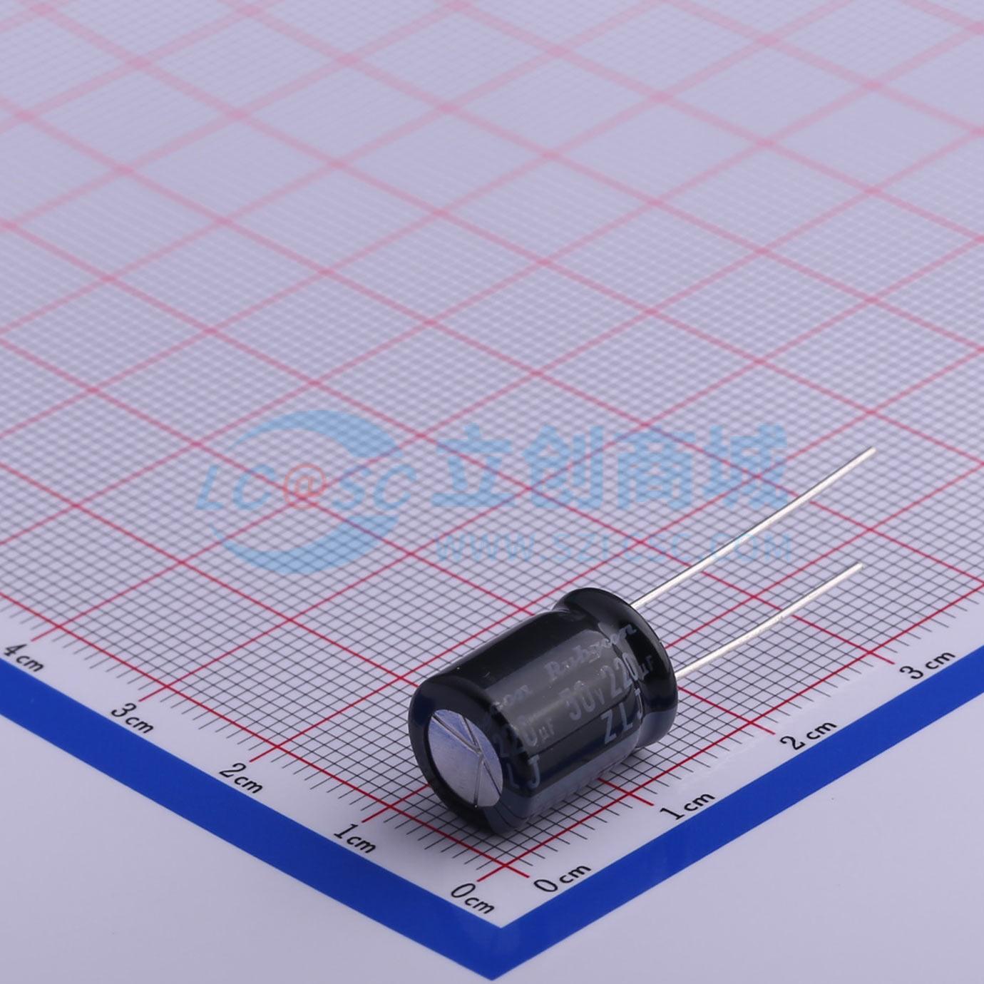 点击查看大图 50ZLJ220M10X12.5实物图