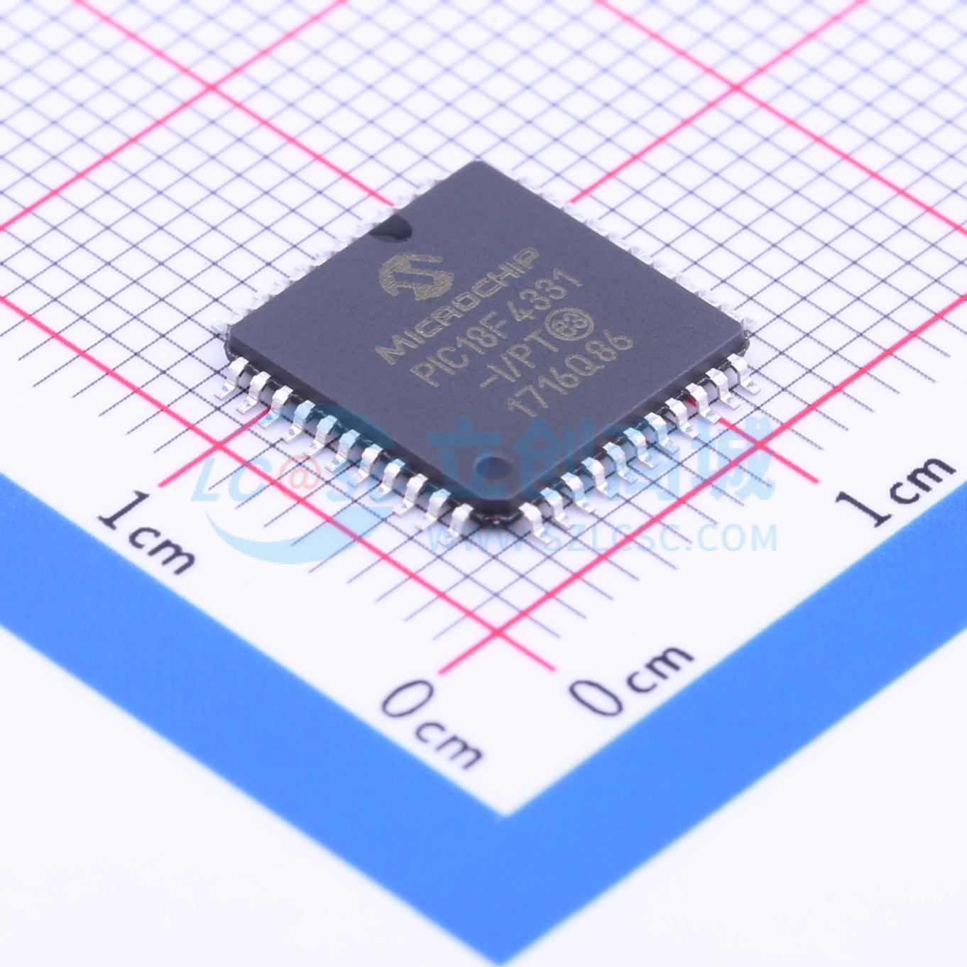 点击查看大图 PIC18F4331-I/PT实物图