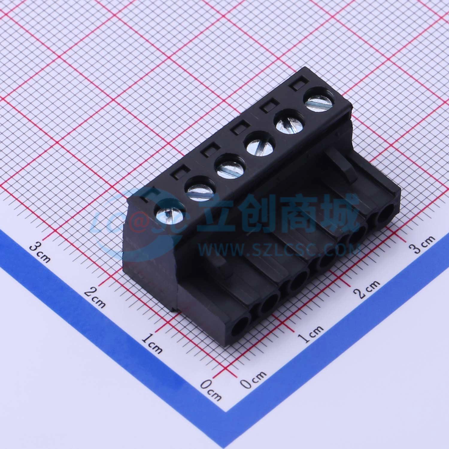 点击查看大图 DB2EK-5.08-6P-BK-S实物图