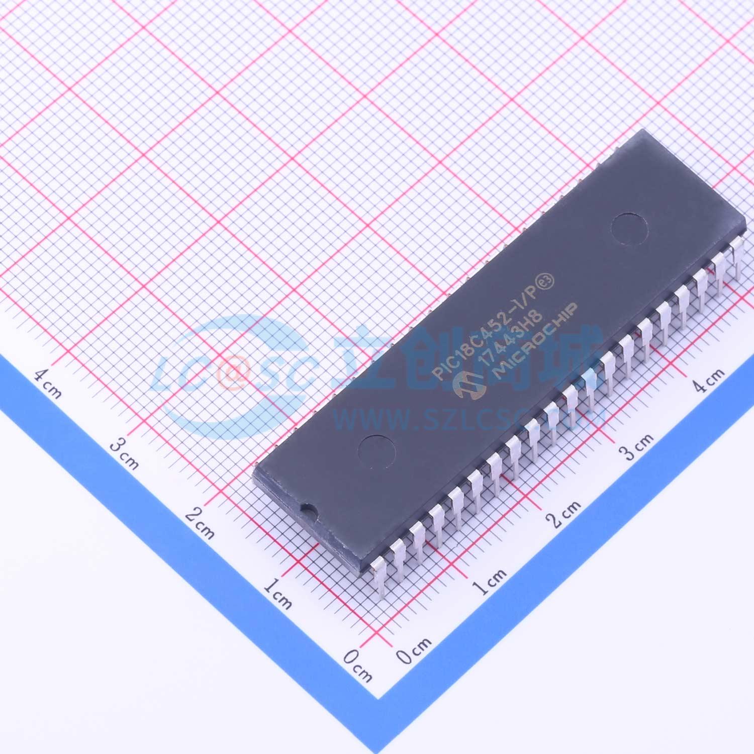 点击查看大图 PIC18C452-I/P实物图