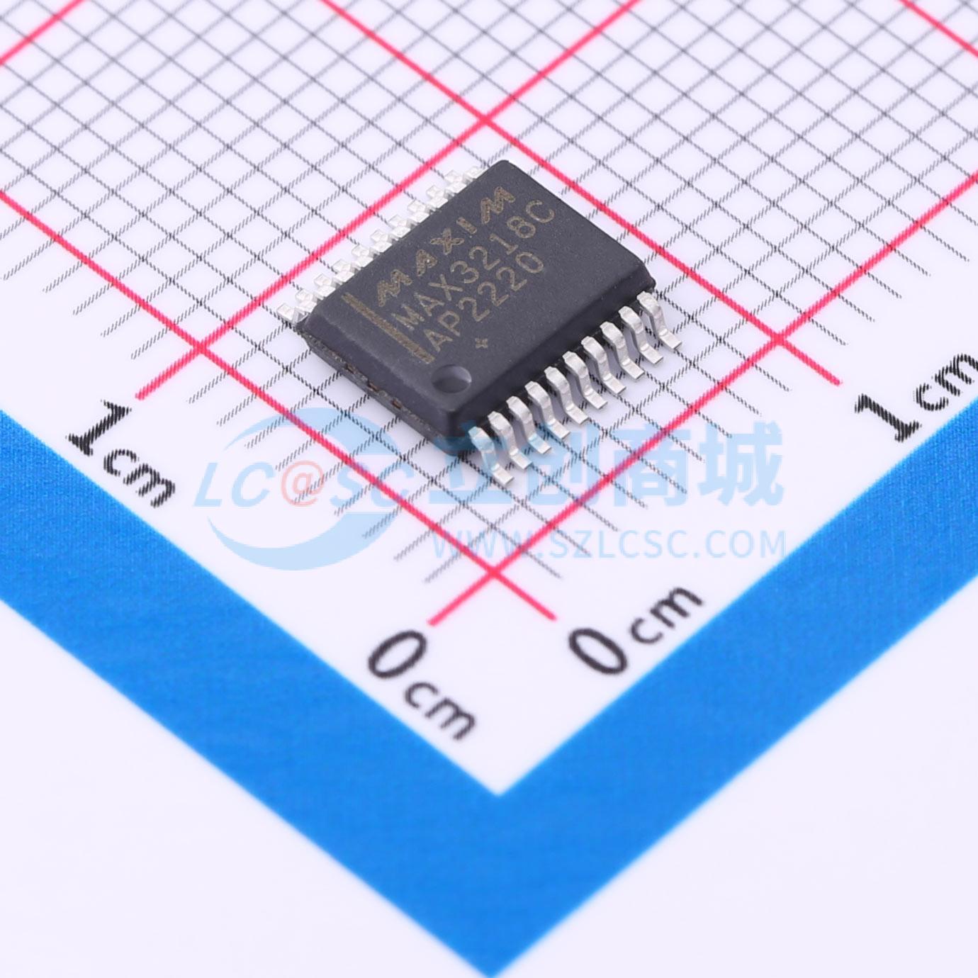 点击查看大图 MAX3218CAP+实物图