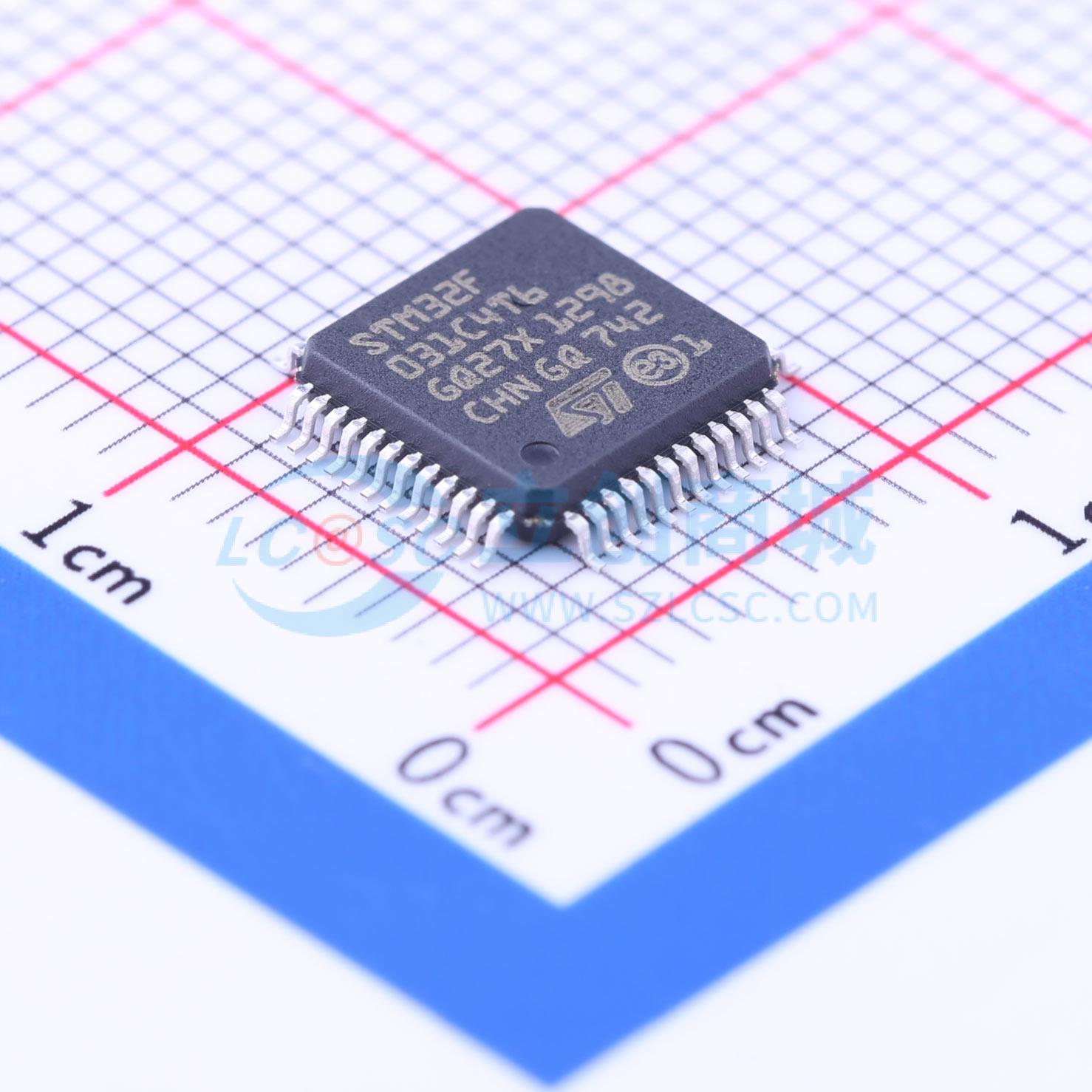 点击查看大图 STM32F031C4T6实物图