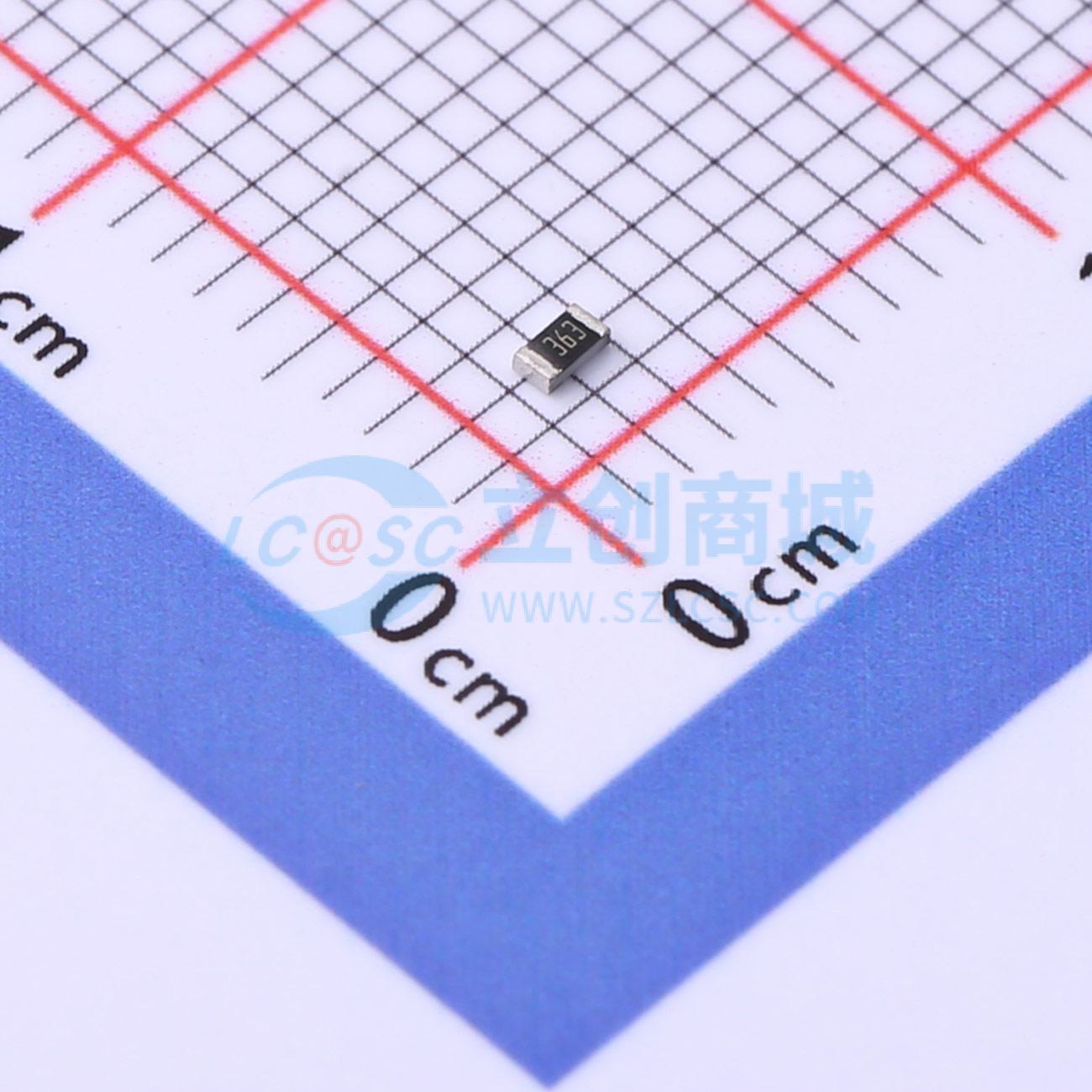 点击查看大图 MCR03EZPJ363实物图