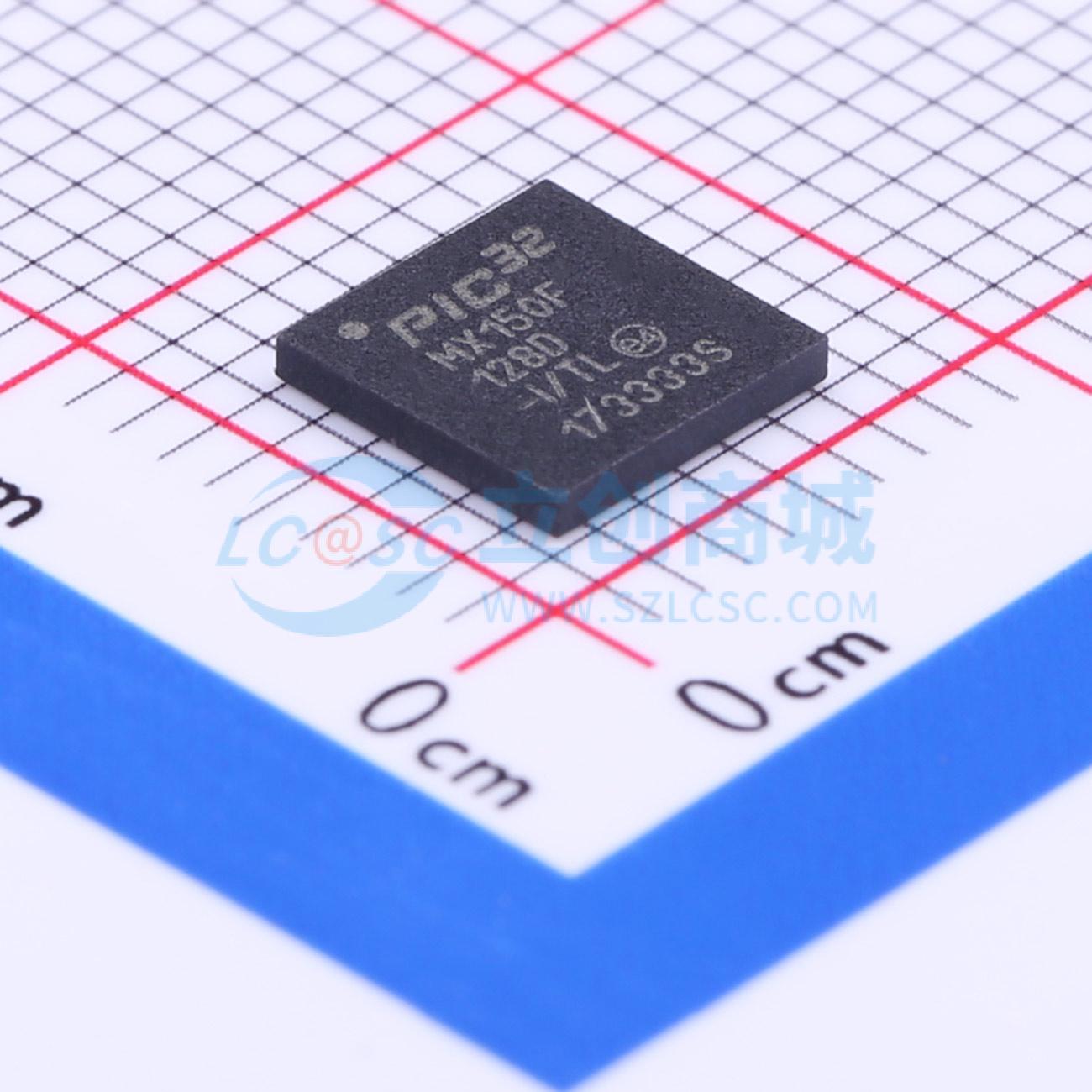 点击查看大图 PIC32MX150F128D-I/TL实物图