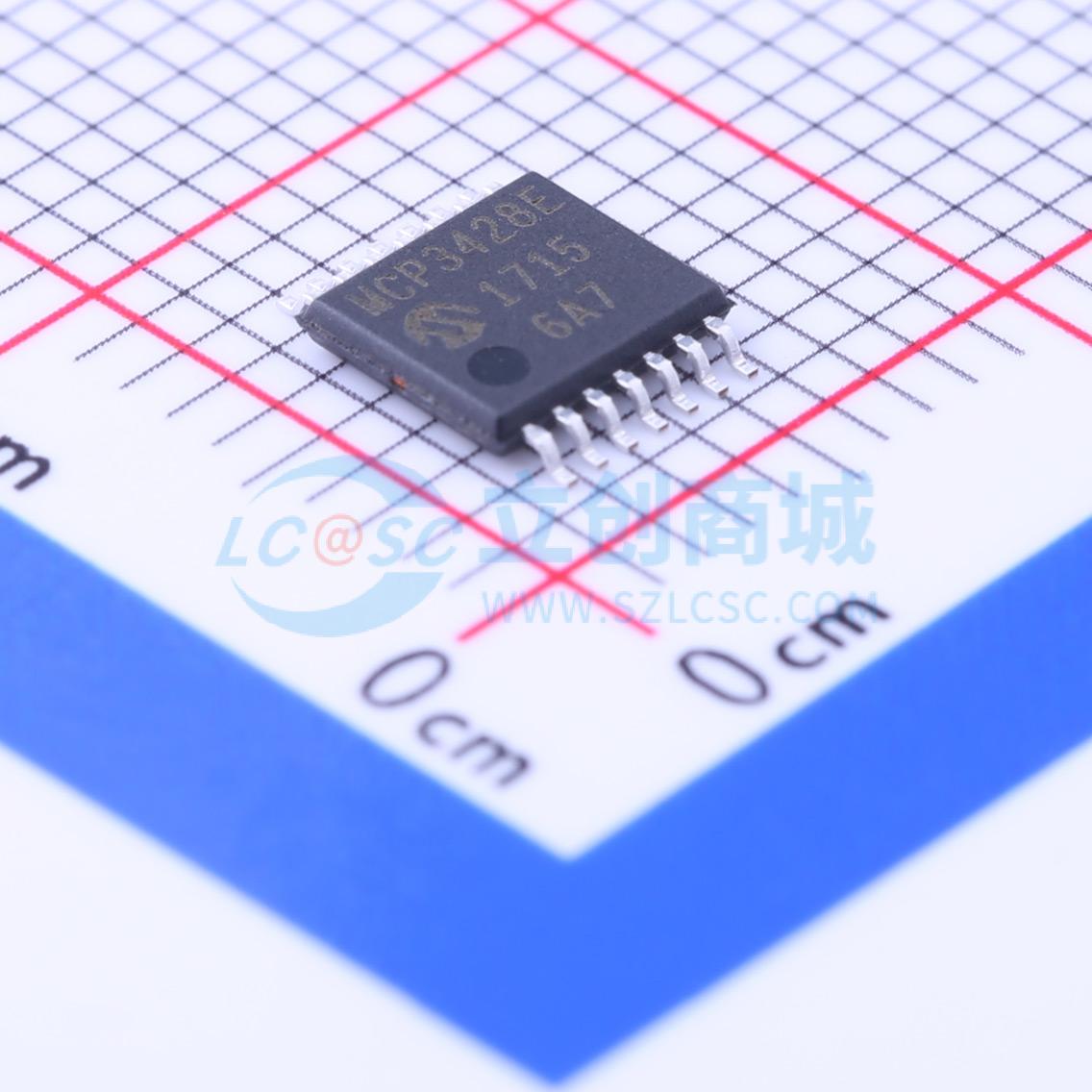 点击查看大图 MCP3428-E/ST实物图