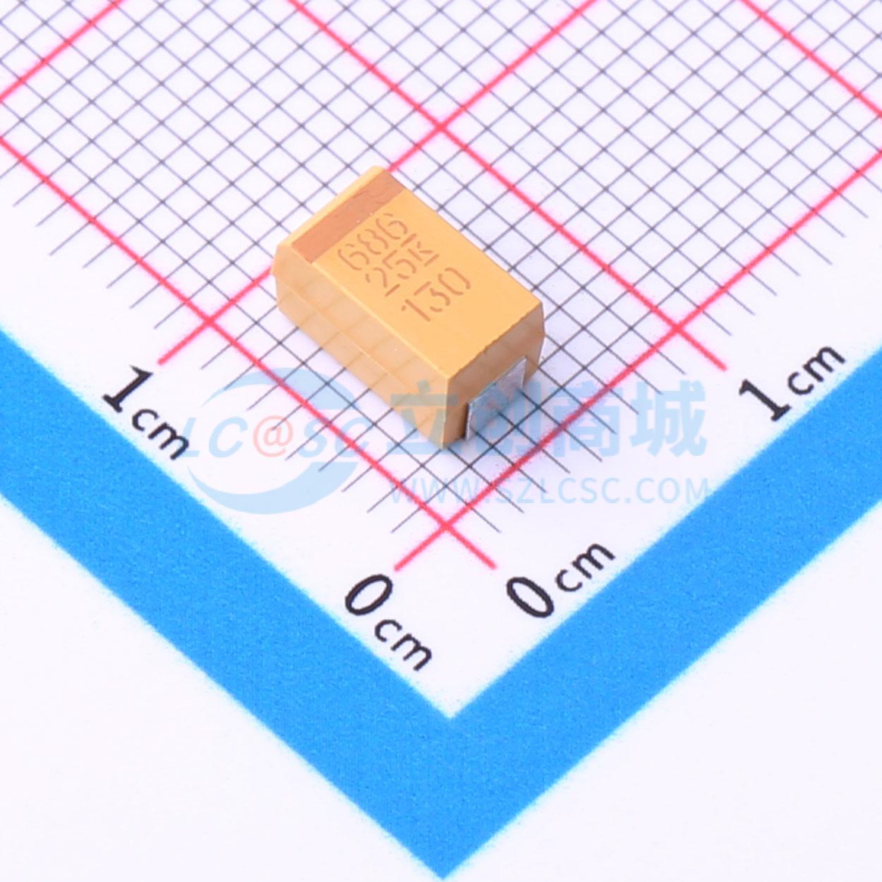 点击查看大图 T491X686M025AT实物图