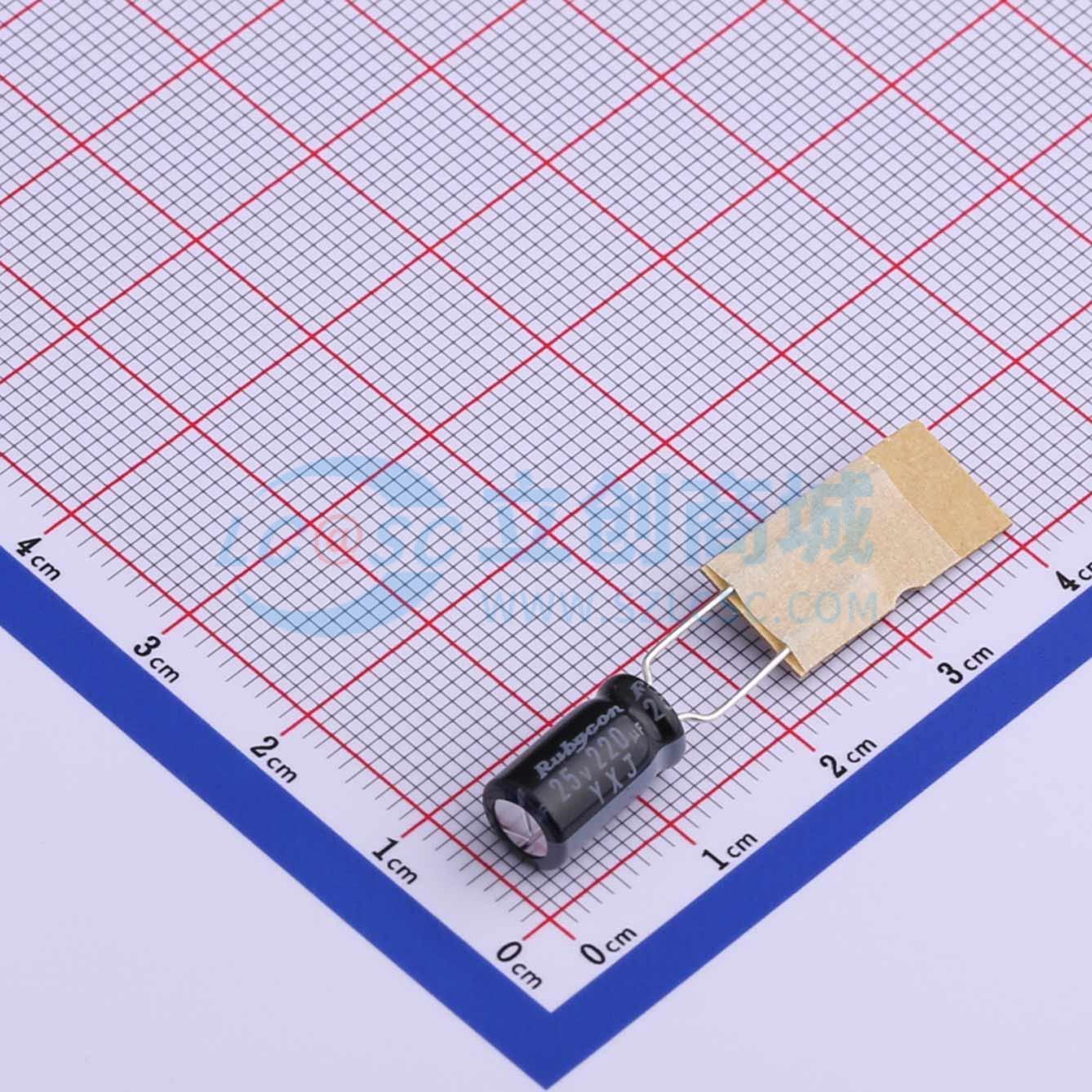 点击查看大图 25YXJ220MTA6.3X11实物图