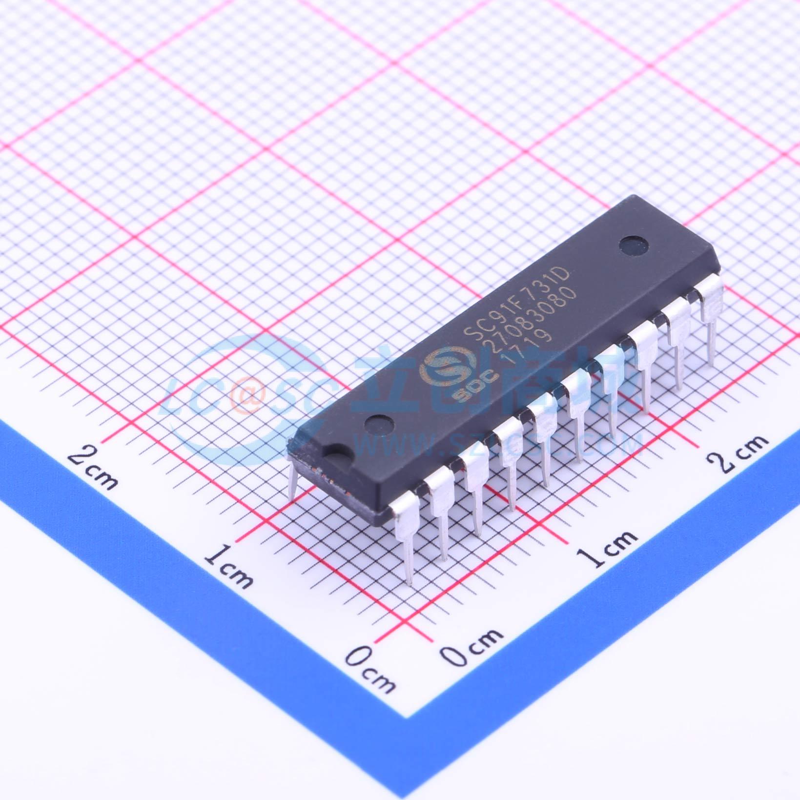 点击查看大图 SC91F731D20U实物图