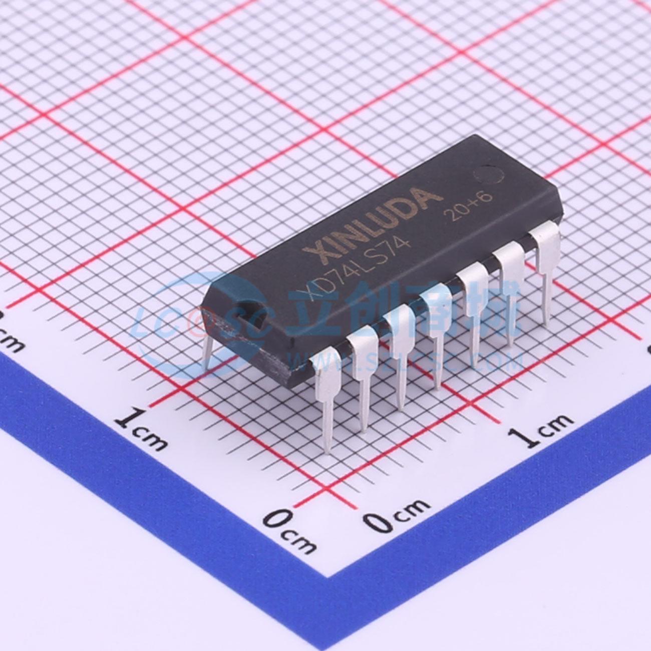 点击查看大图 XD74LS74实物图