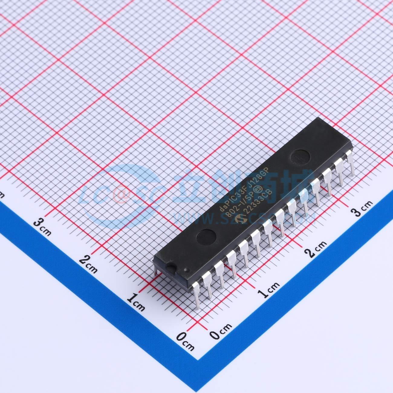 点击查看大图 dsPIC33FJ128GP802-I/SP实物图