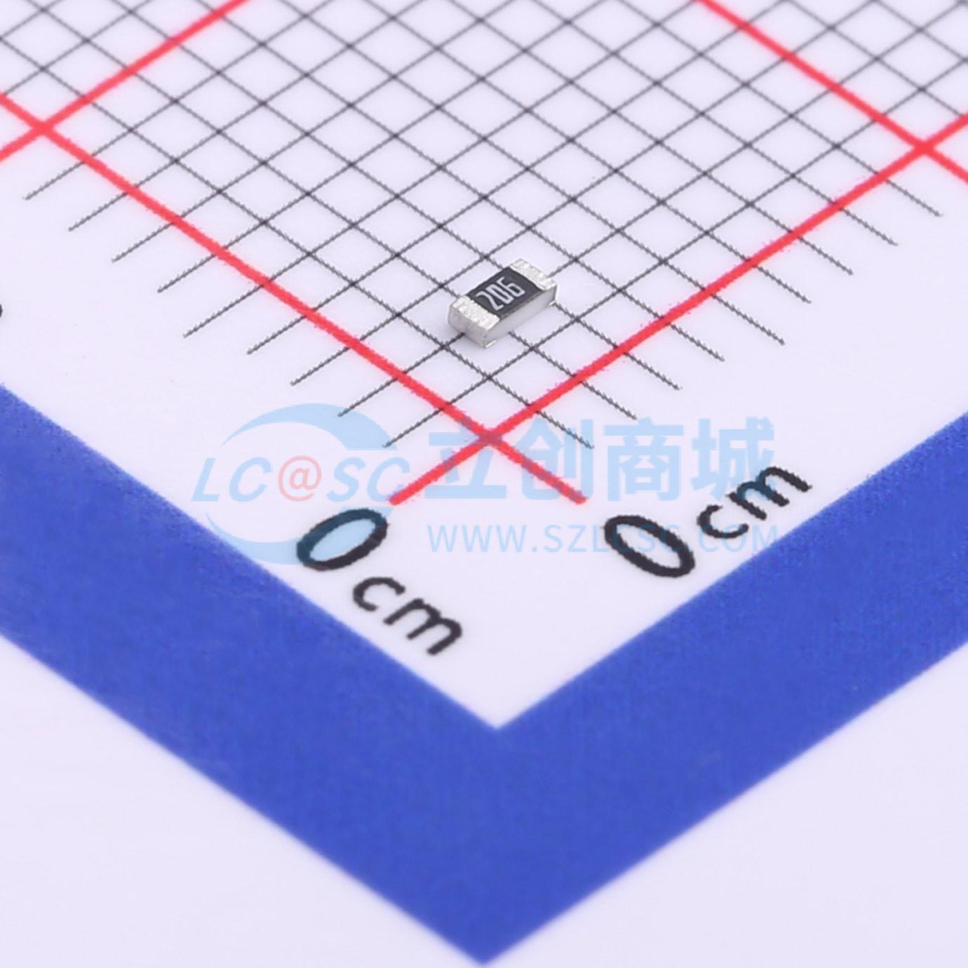 点击查看大图 RK73B1JTTD206J实物图