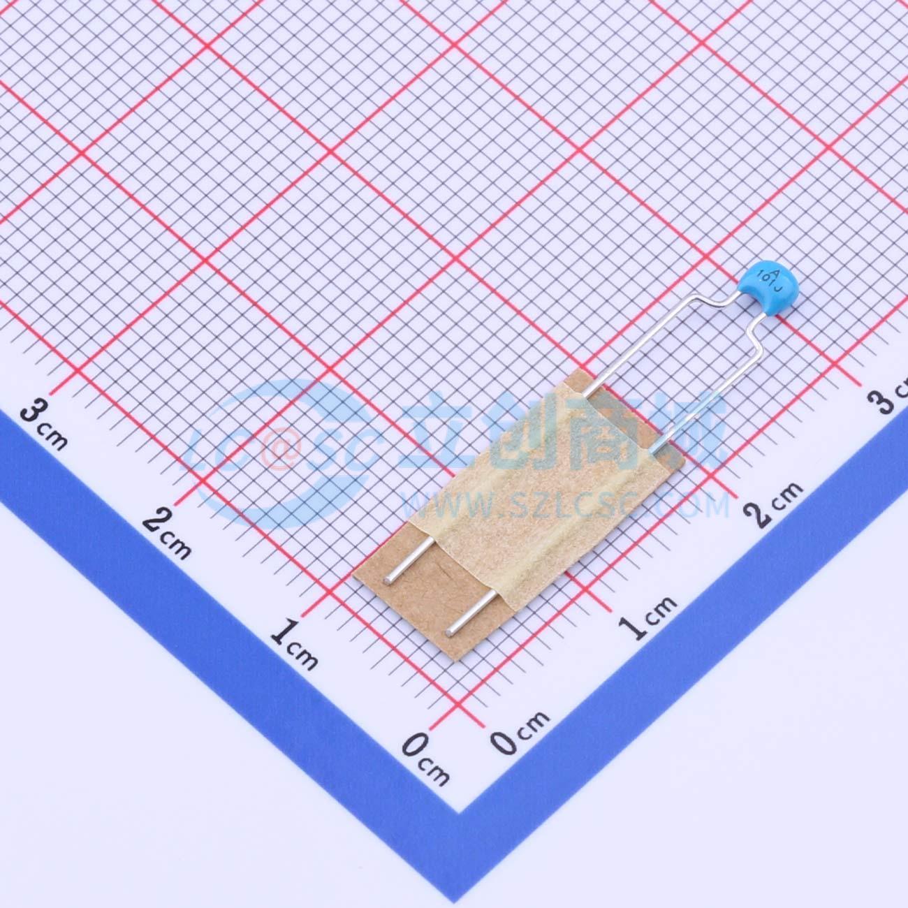 点击查看大图 RDE5C1H101J0M1H03A实物图