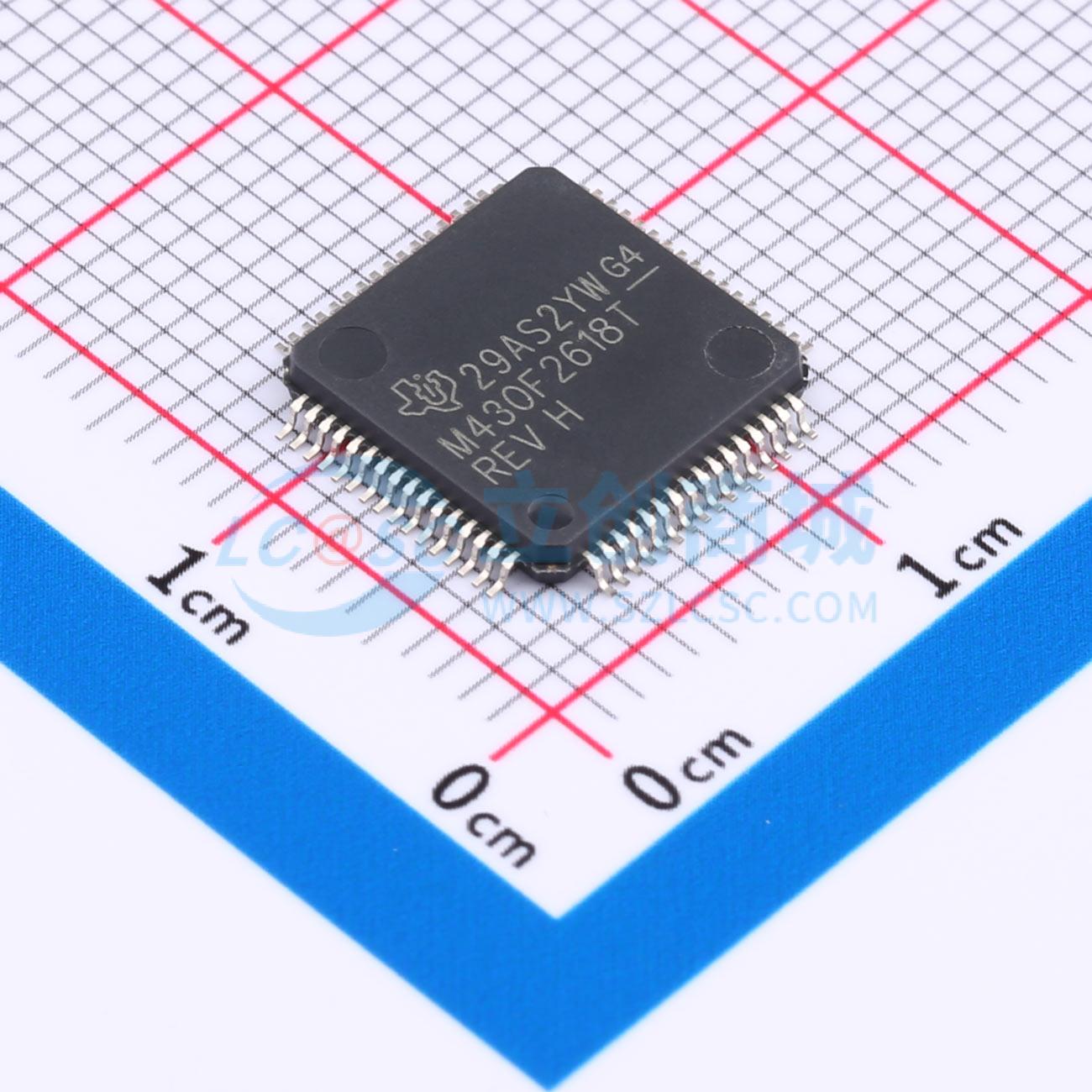 MSP430F2618TPM实物图