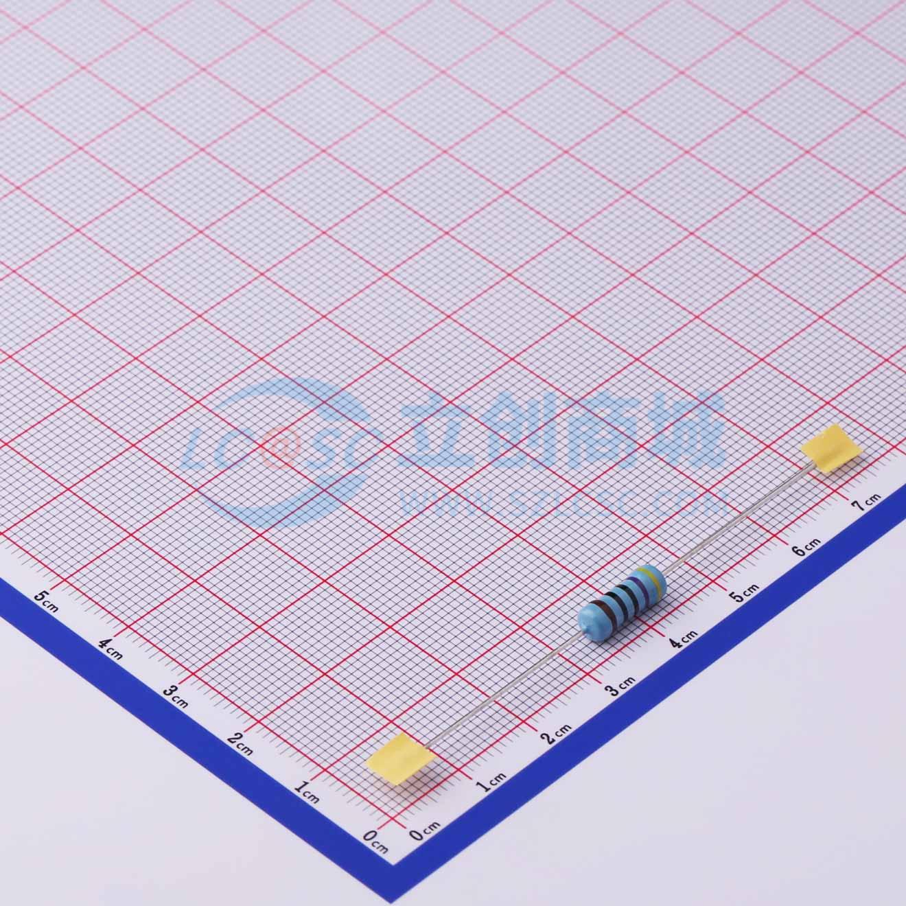 点击查看大图 MF1W-470Ω±1%T实物图