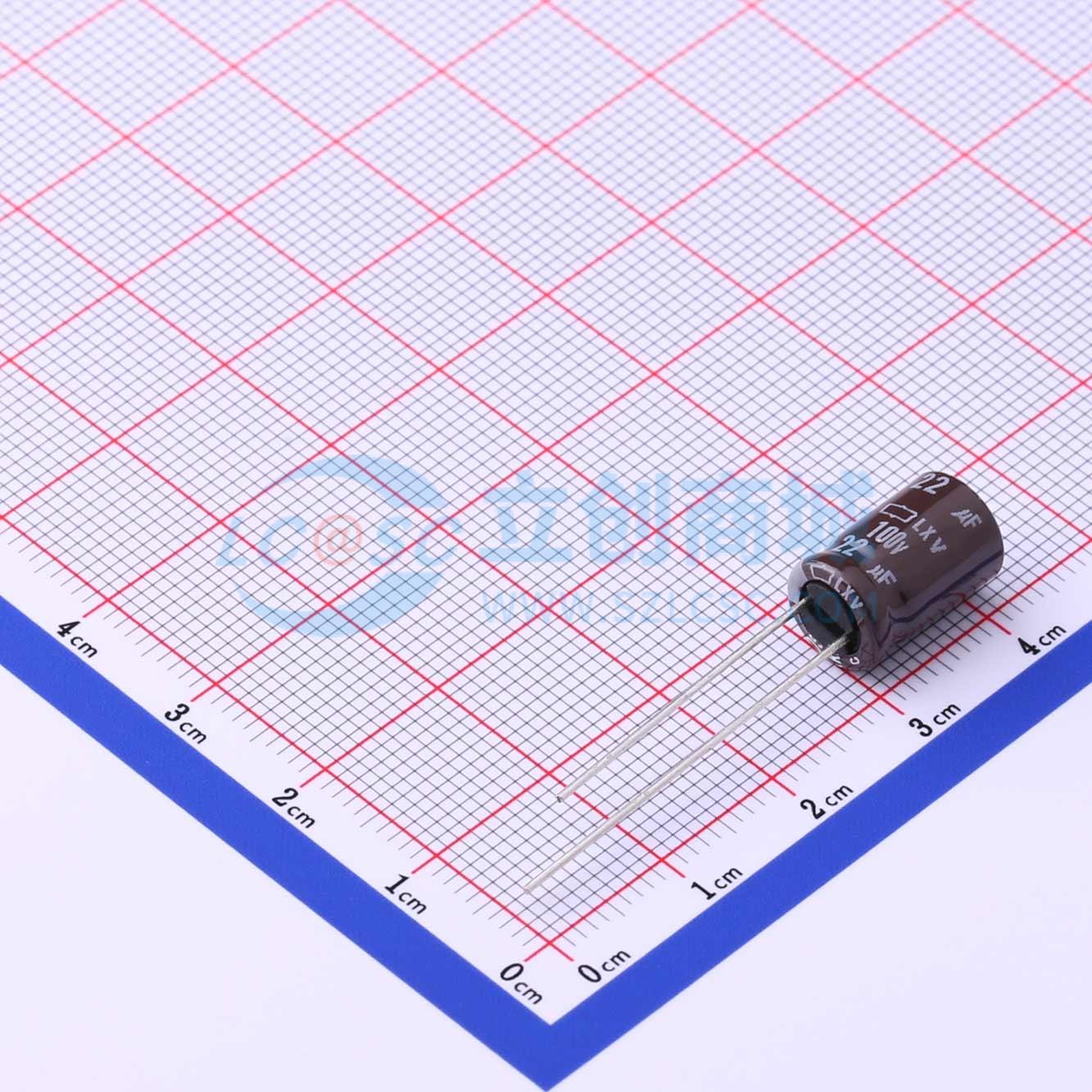 点击查看大图 ELXV101ELL220MH12D实物图