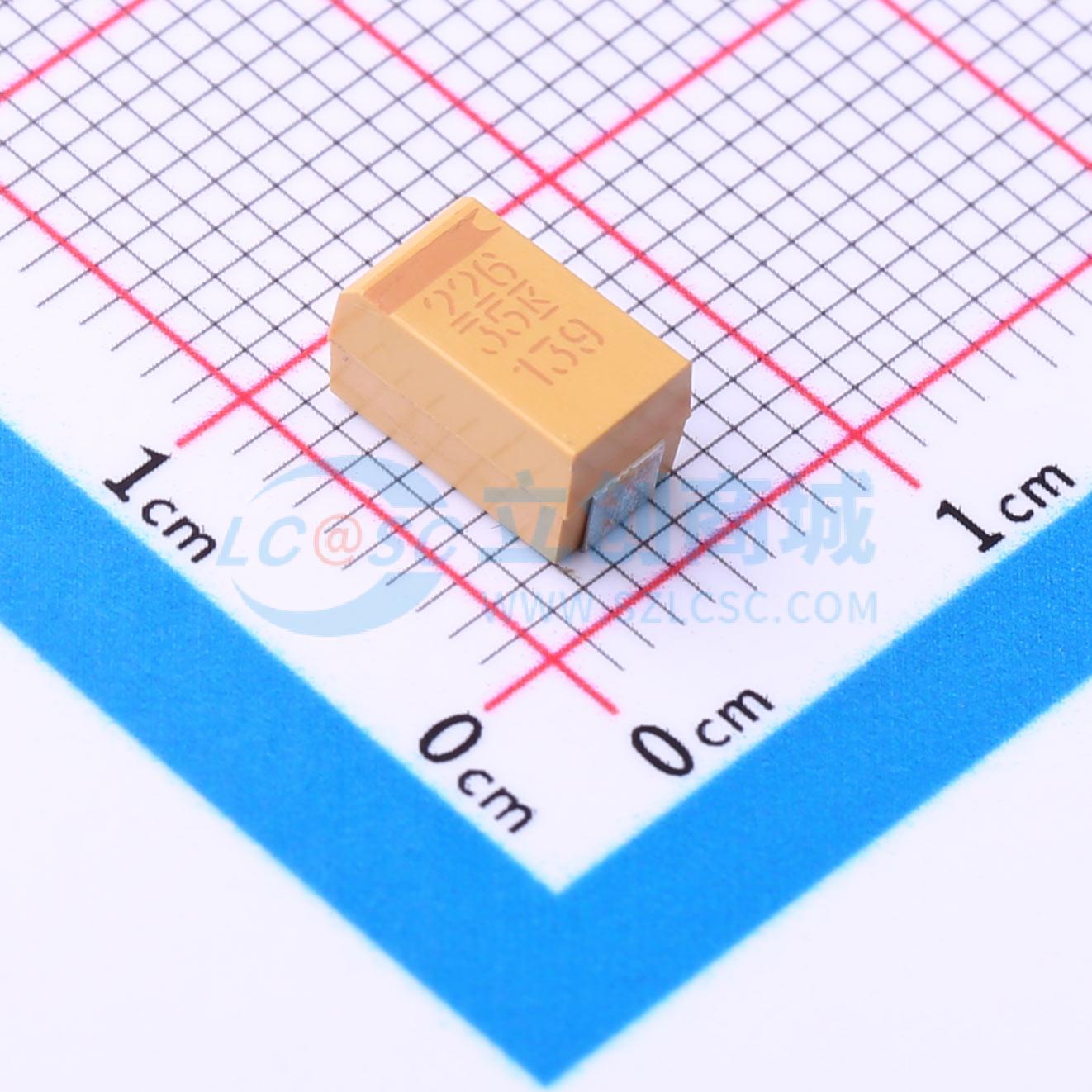 点击查看大图 T495X226K035ATE275实物图