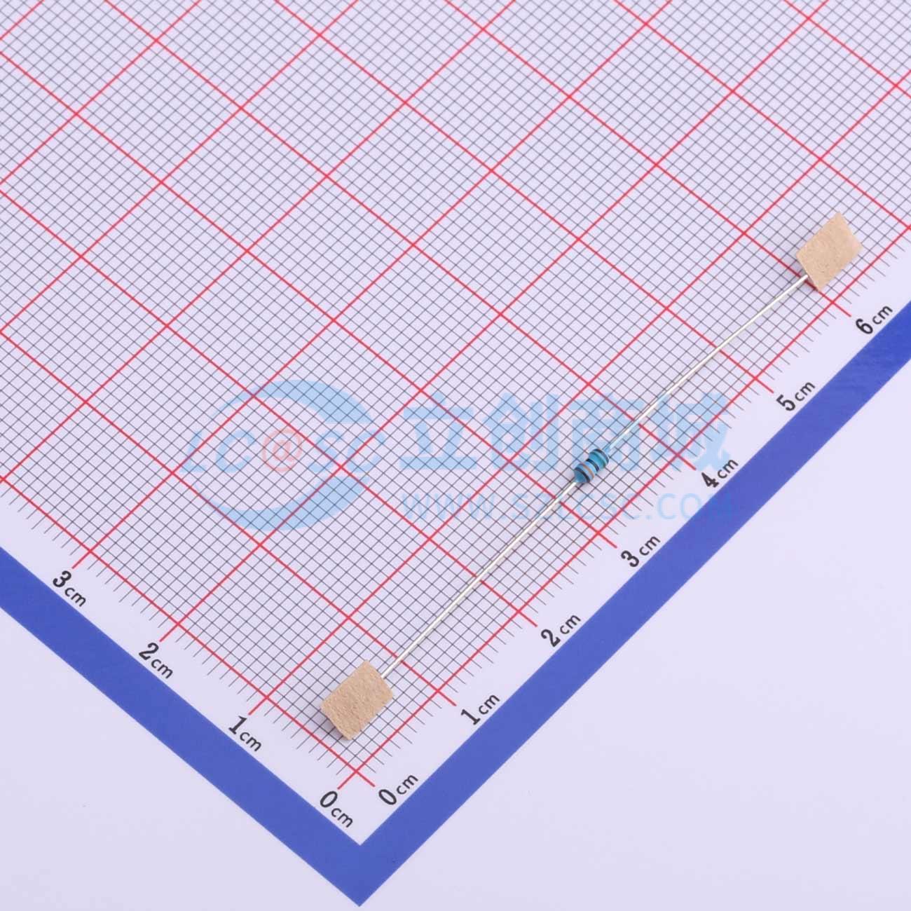 点击查看大图 MF1/8W-150KΩ±1%T52实物图