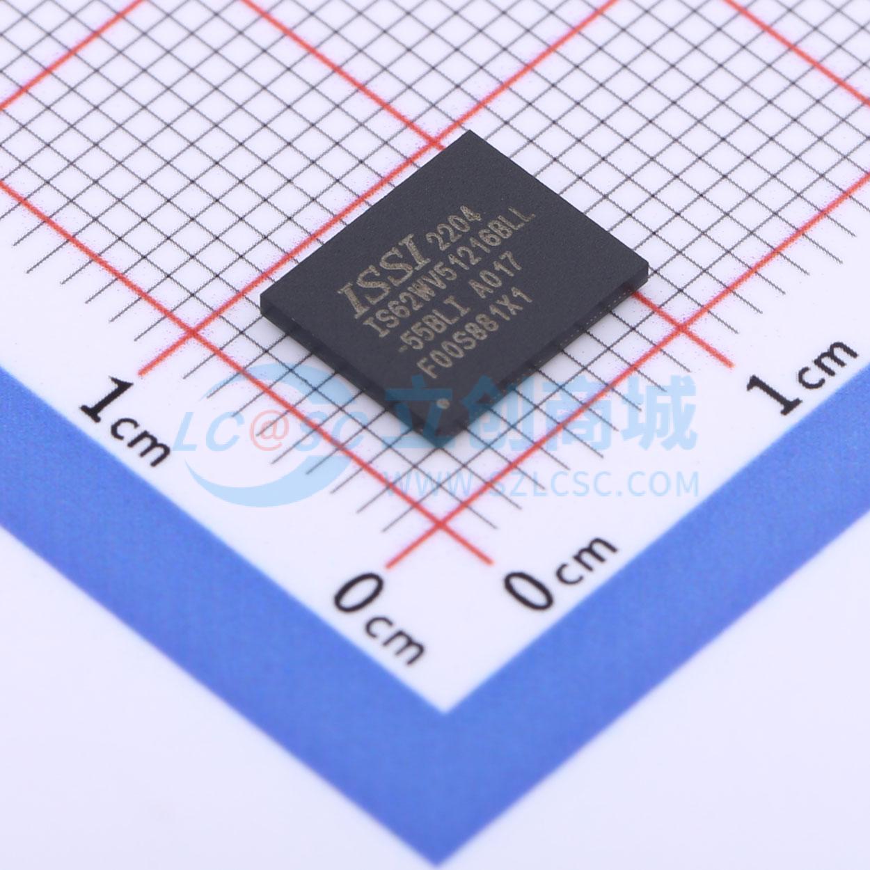 IS62WV51216BLL-55BLI实物图