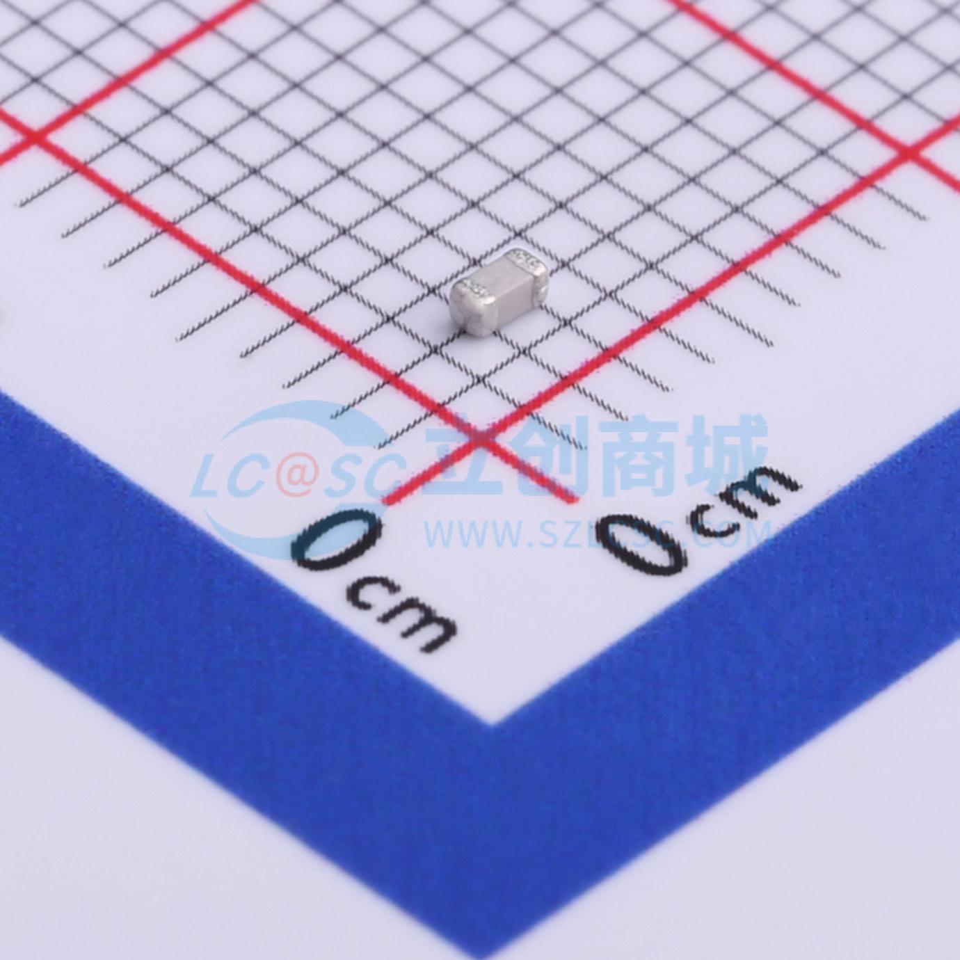 点击查看大图 CC0603BRNPO9BN5R0实物图