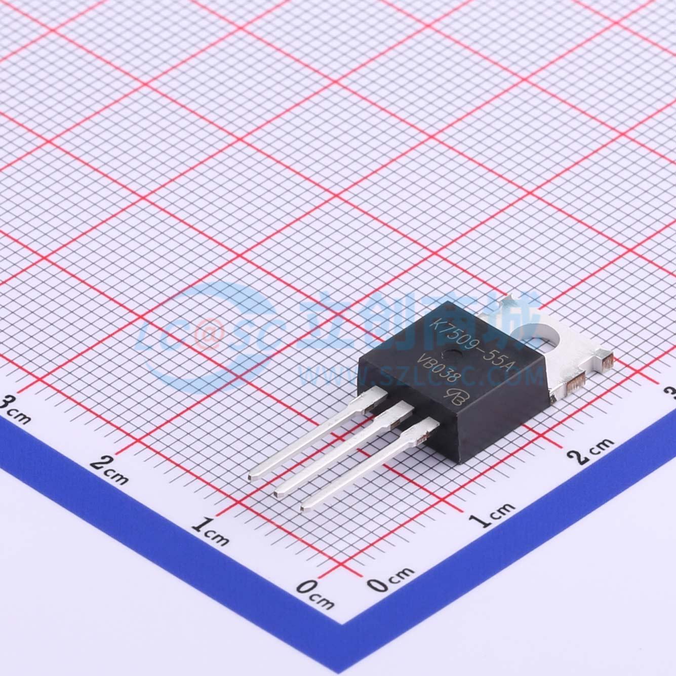 点击查看大图 BUK7509-55A-VB实物图