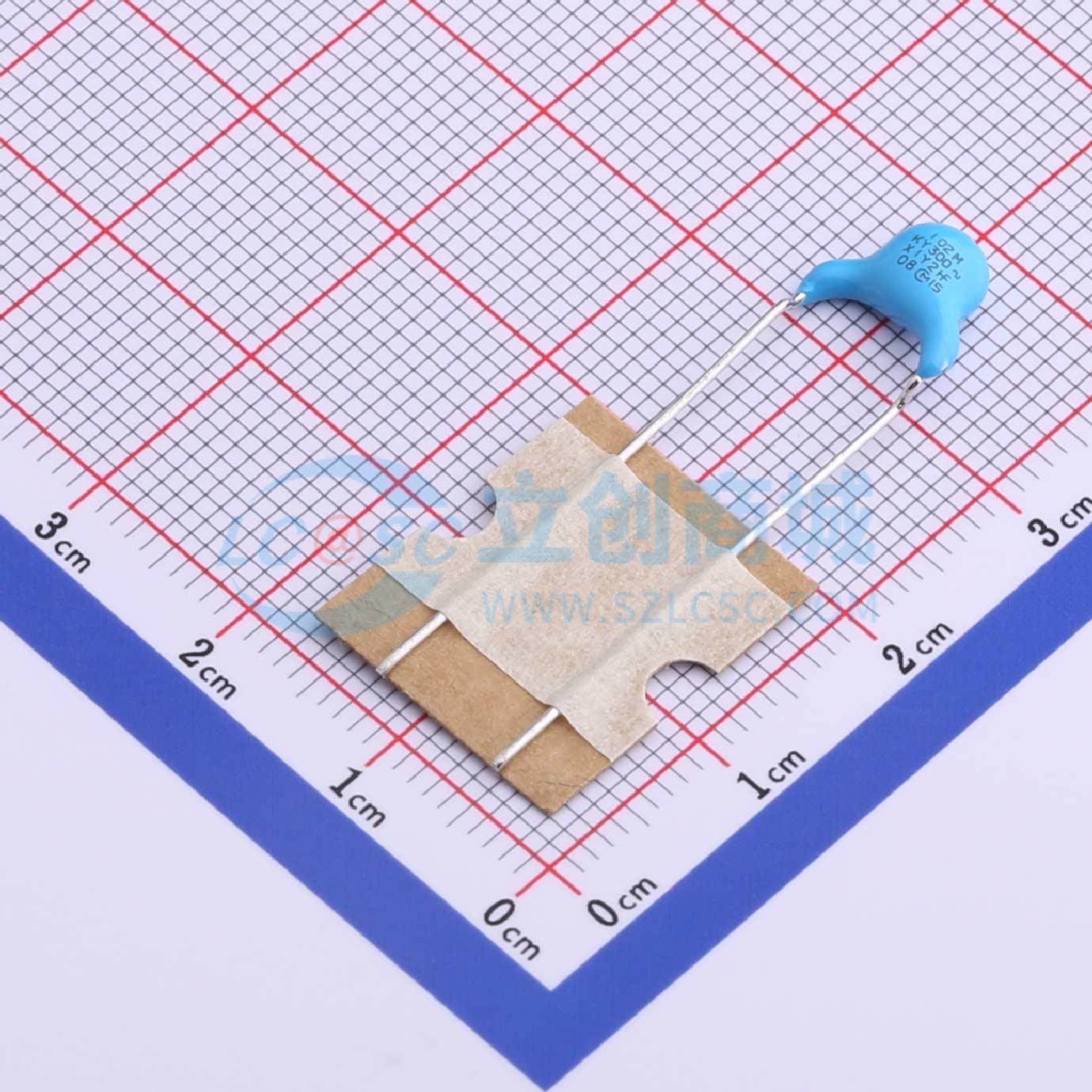 DE2E3KY102MN3AU02F实物图