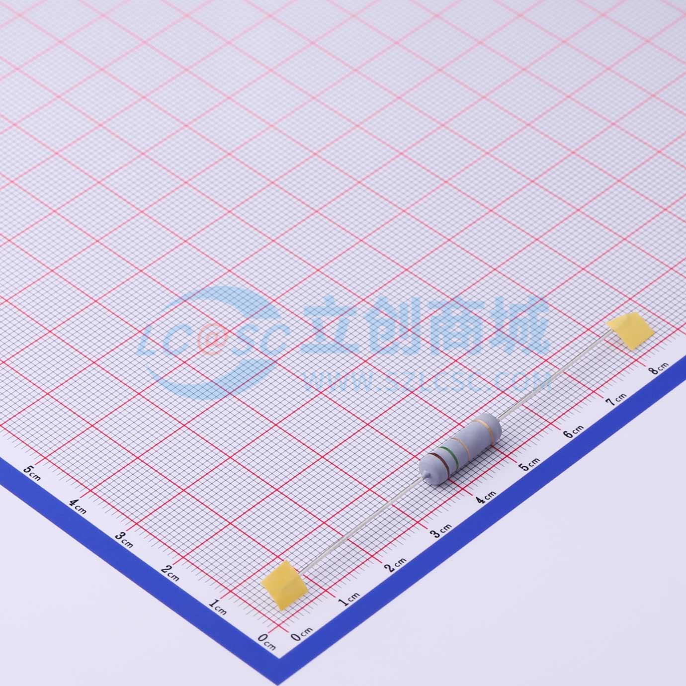 点击查看大图 MOF3WS-1.5Ω±5%T实物图