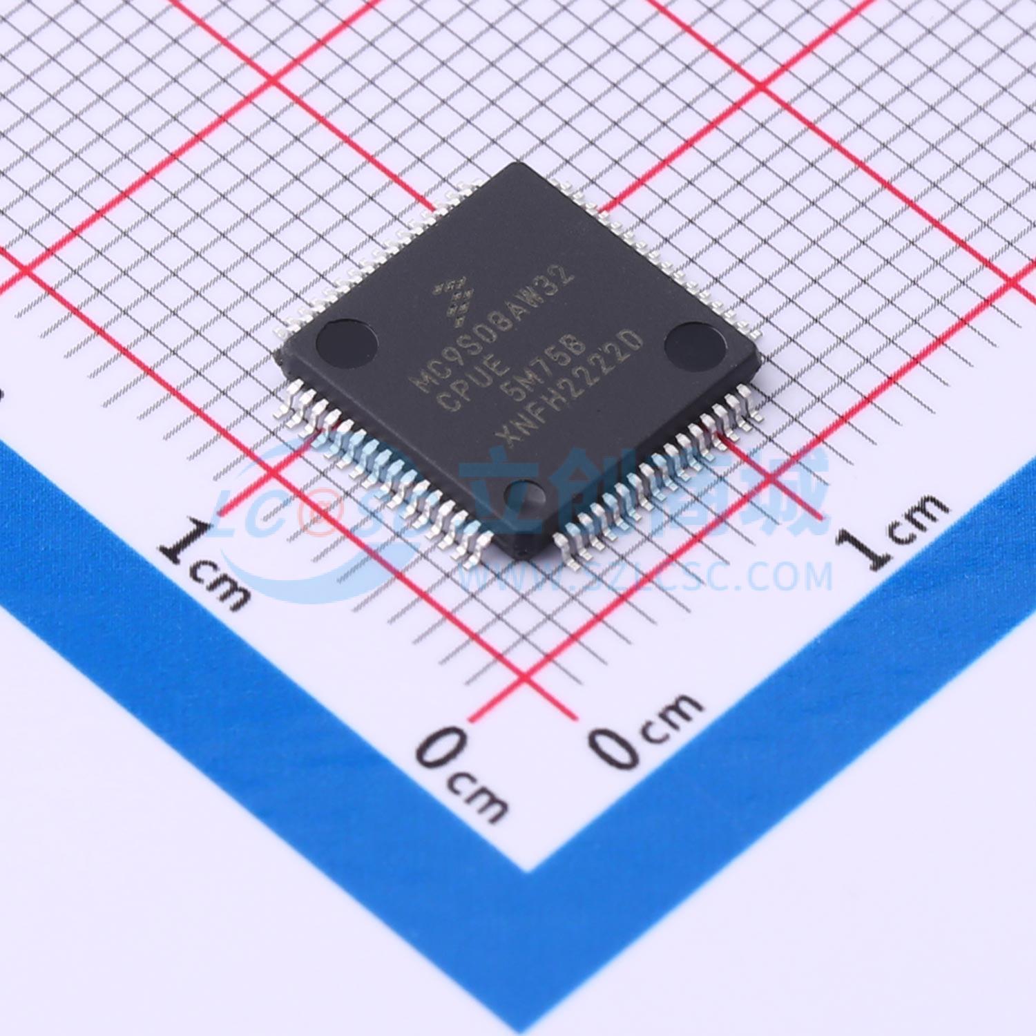 MC9S08AW32CPUE实物图