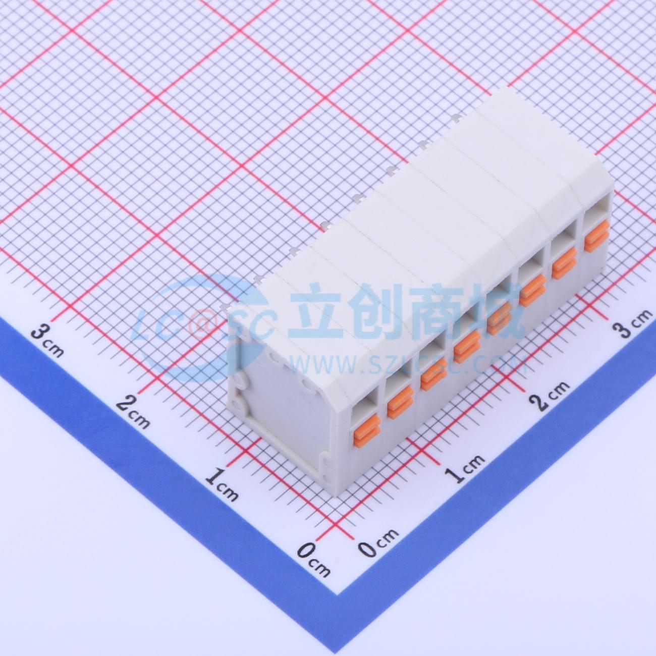KF239-3.81-8P实物图