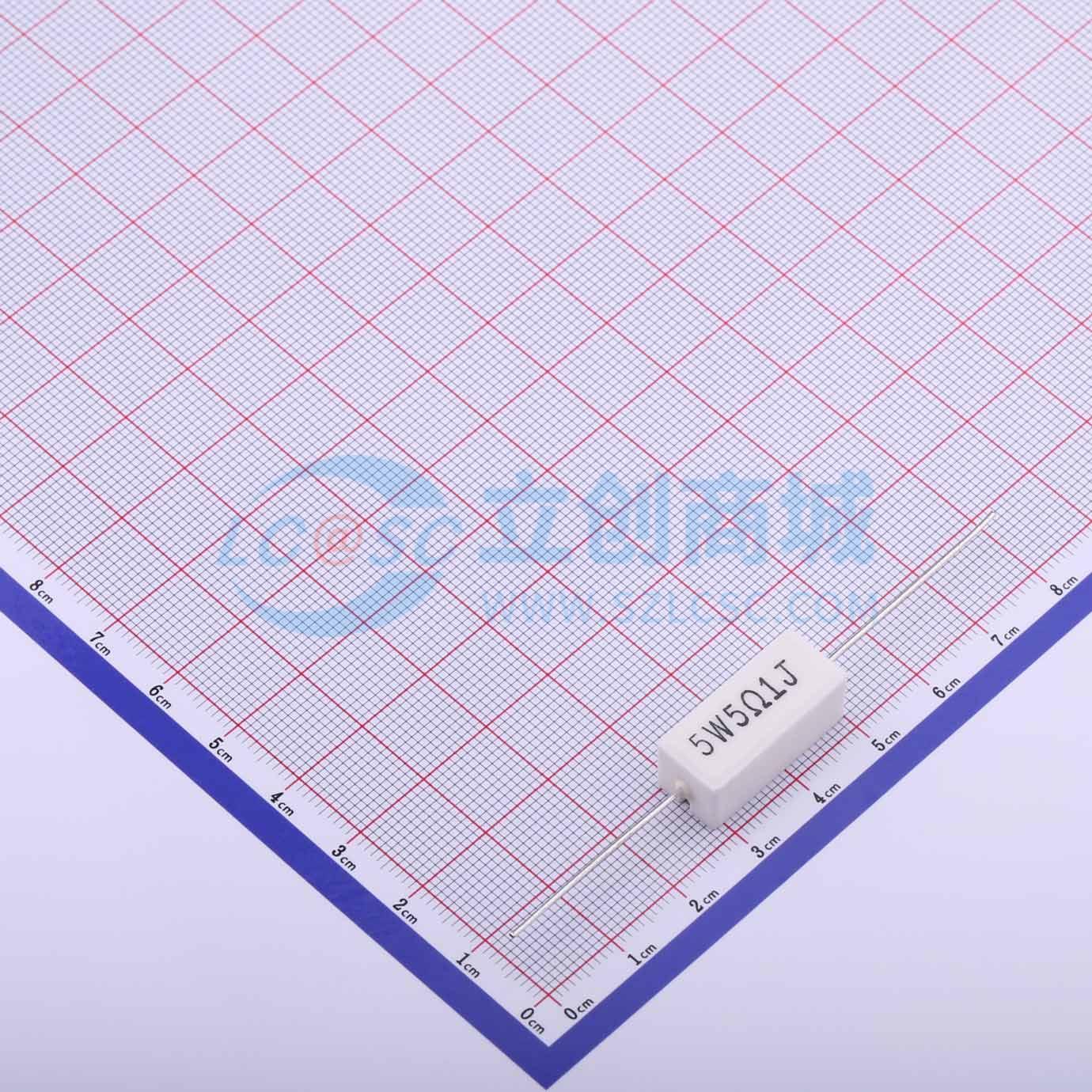 点击查看大图 CR-L5W5.1ΩJ实物图