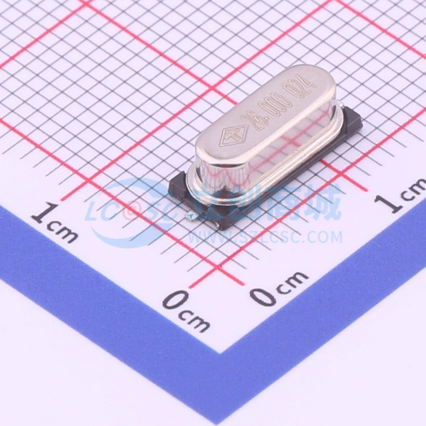 点击查看大图 XJHCCLNANF-26.000000MHZ实物图