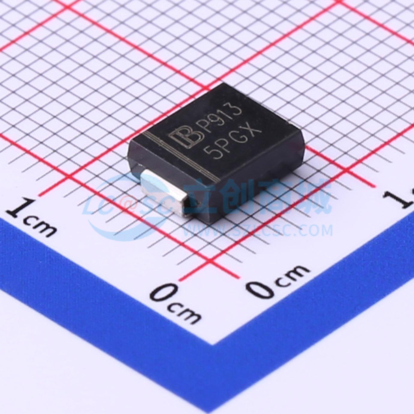 点击查看大图 5.0SMDJ90A/TR7实物图