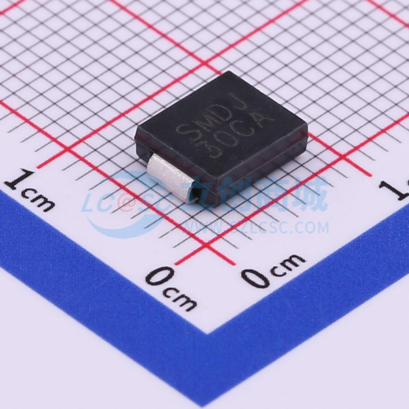 点击查看大图 SMDJ30CA实物图