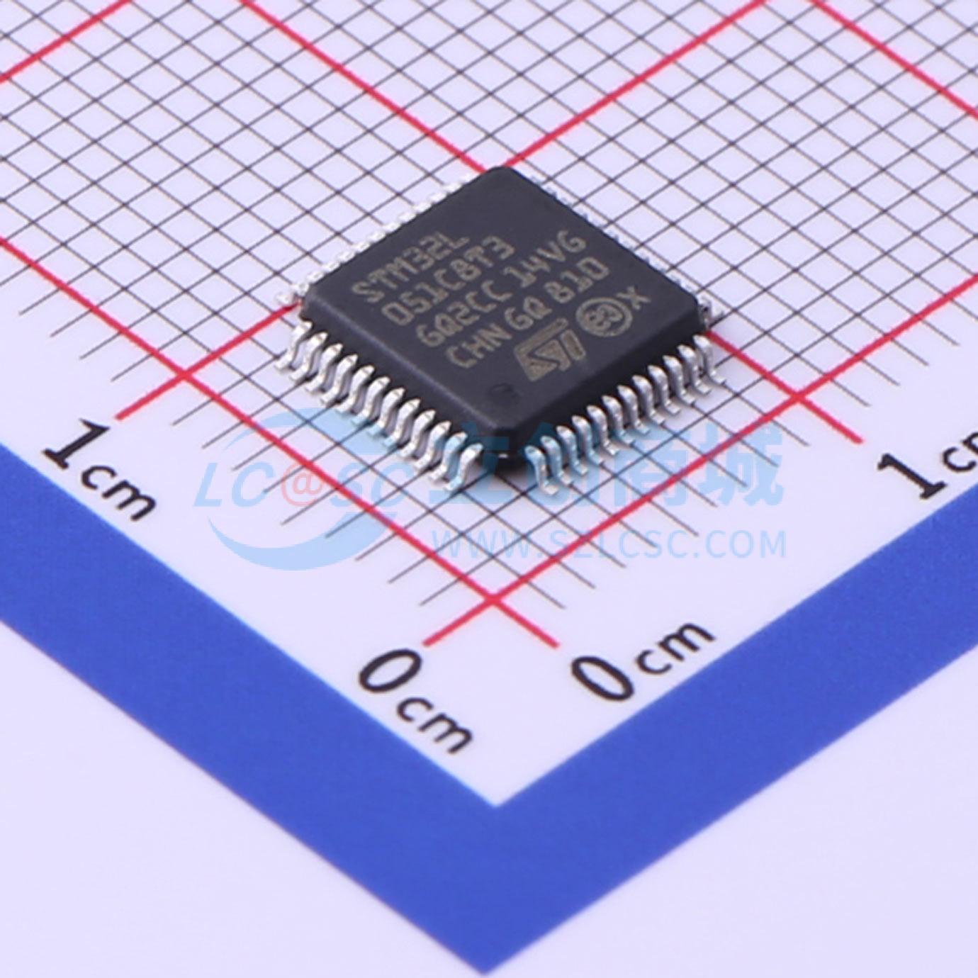 点击查看大图 STM32L051C8T3实物图